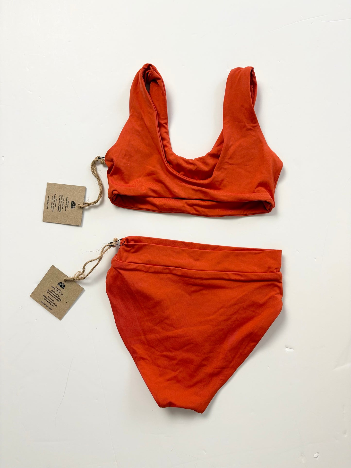 Toast swim rust 2 piece swimsuit 2/3Y