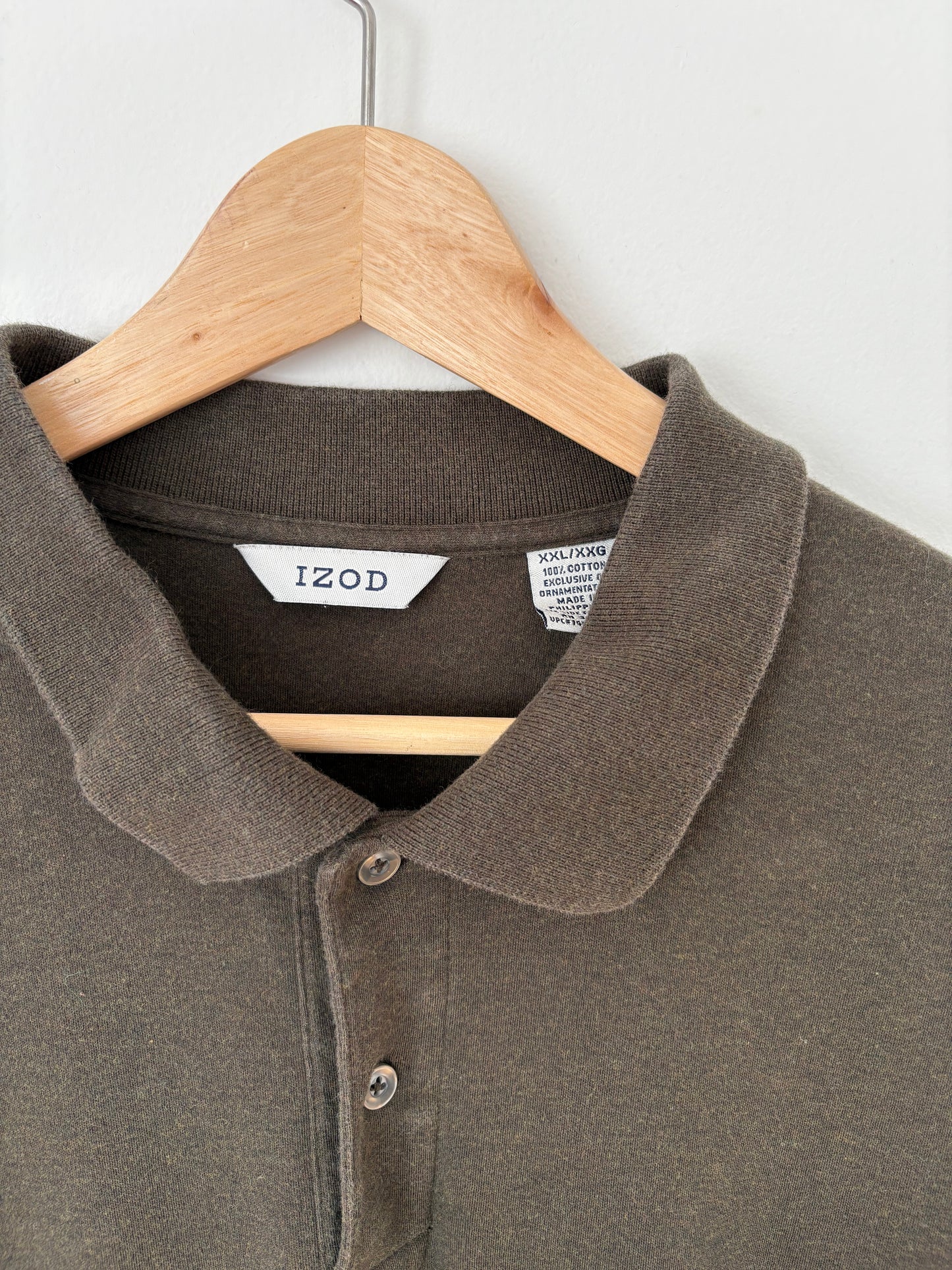 Vintage IZOD Long sleeve Polo XXL