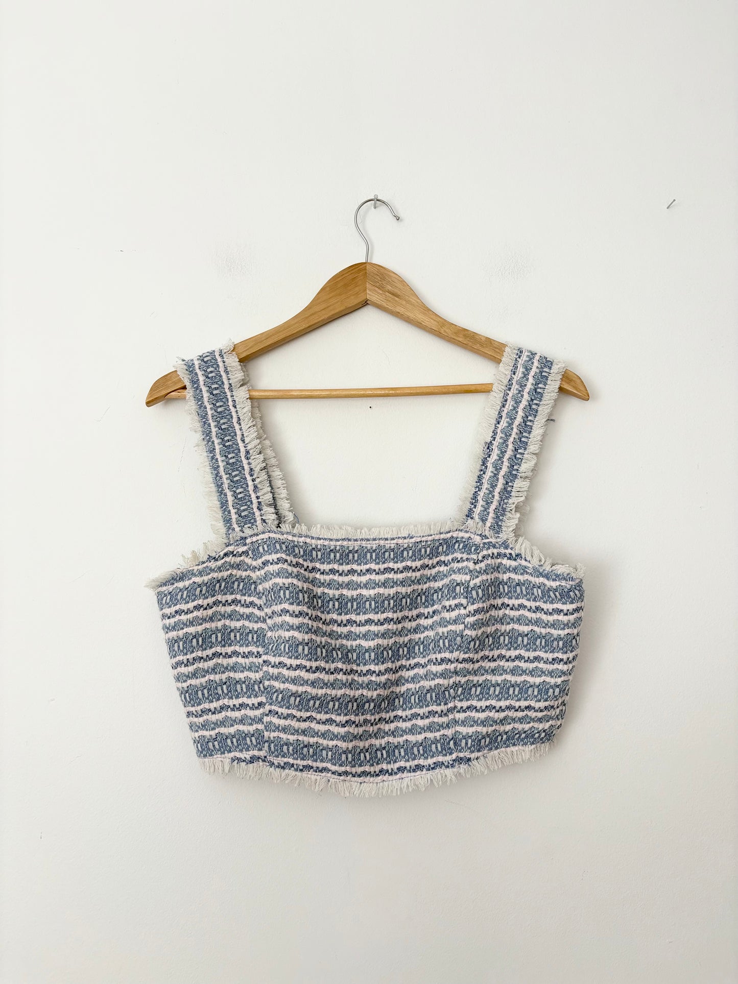 House of Harlow 1960 Tweed crop top Medium
