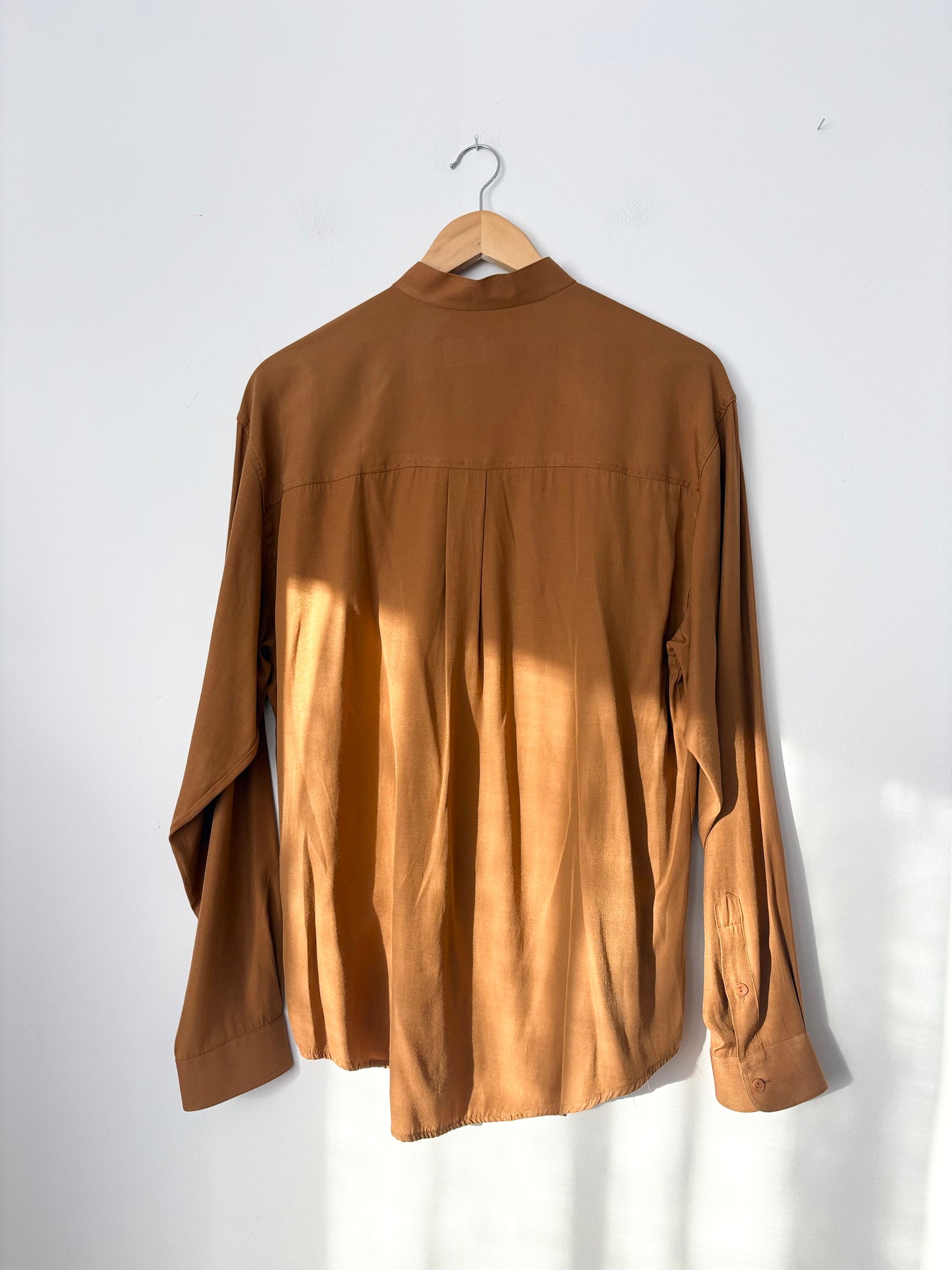 Chemise boutonnée vintage Vincent James, taille M/L