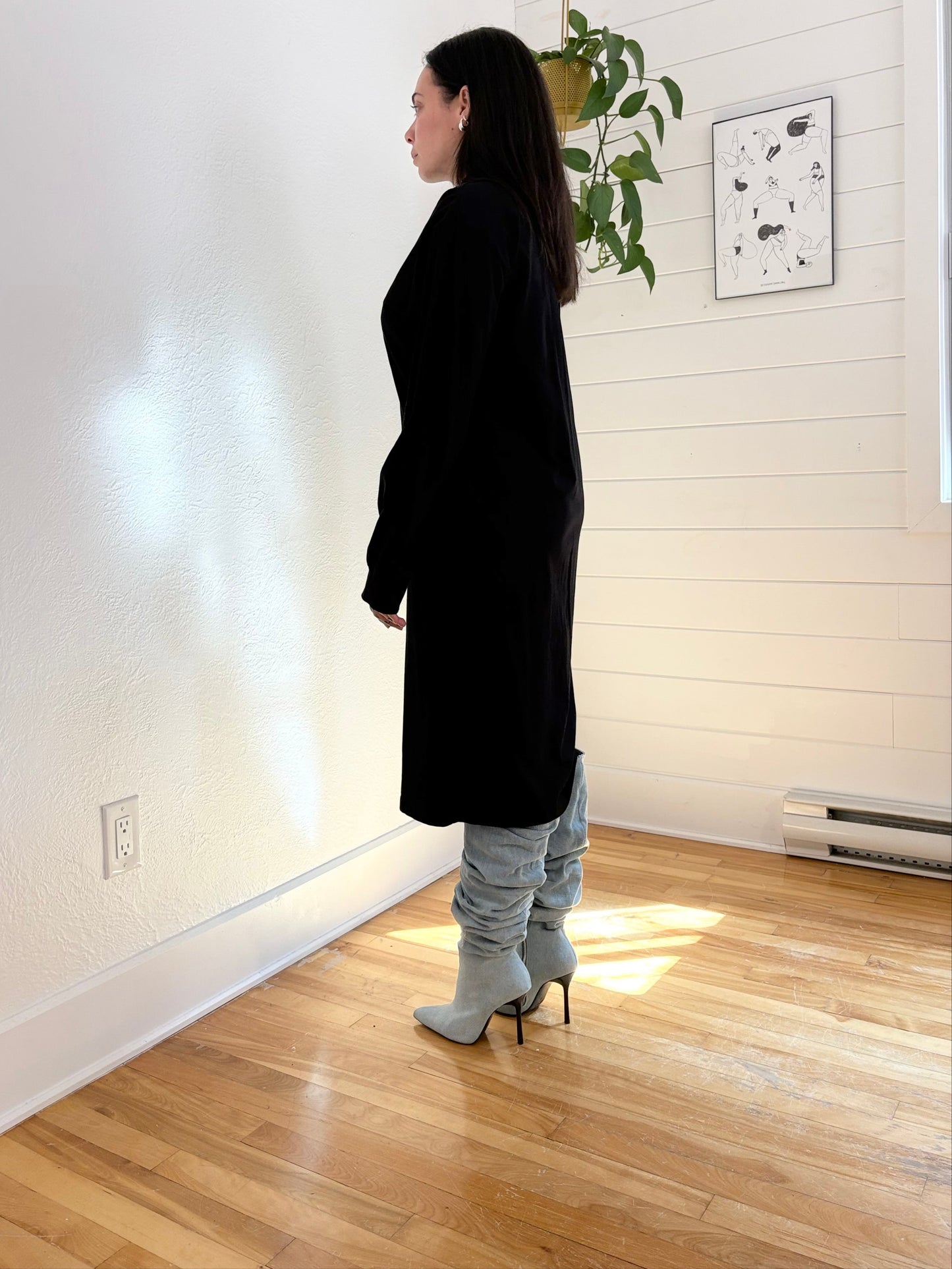 Acne Studios long sleeve Tshirt dress Medium