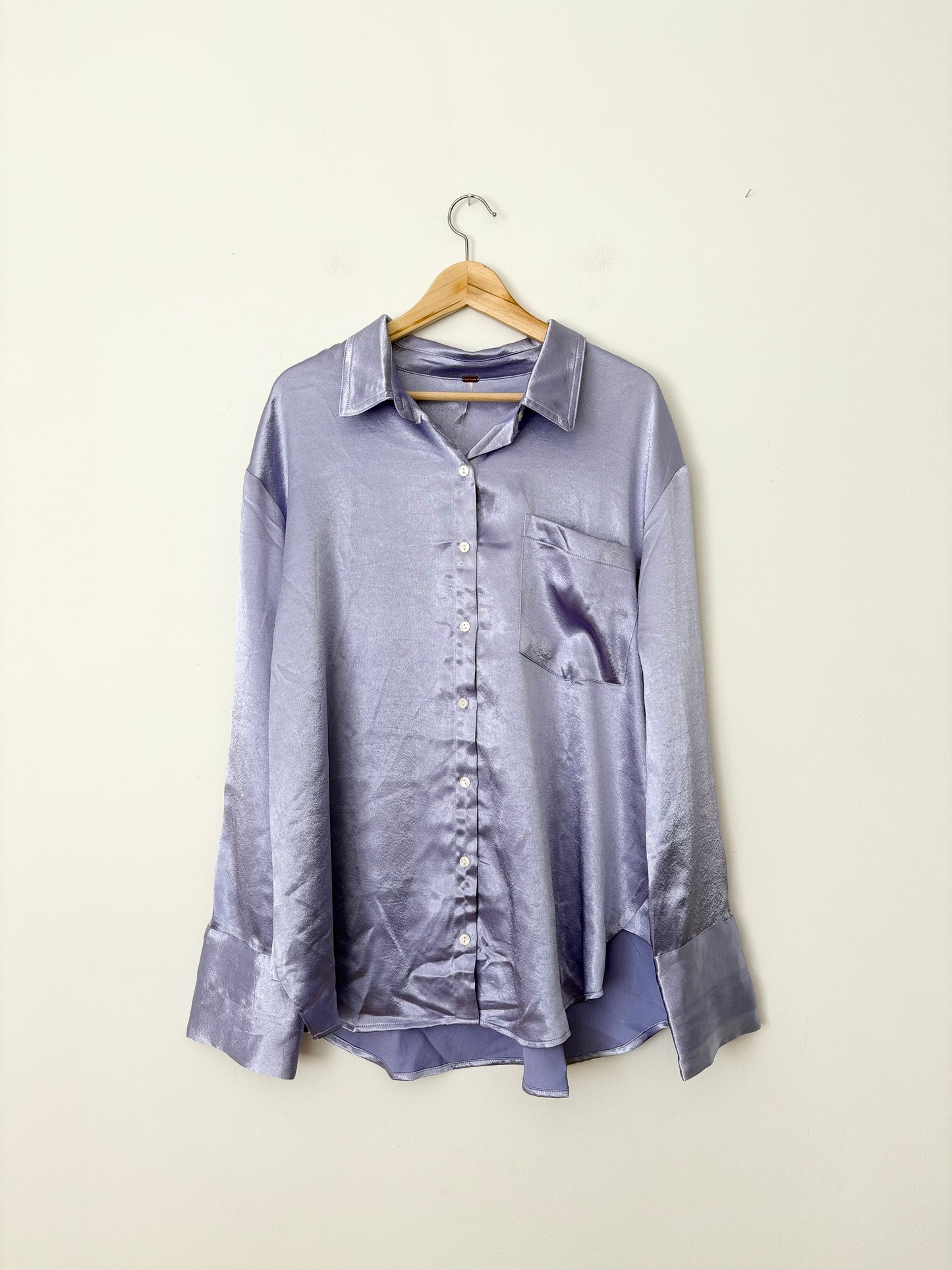 Free People shooting for the moon button-down XL