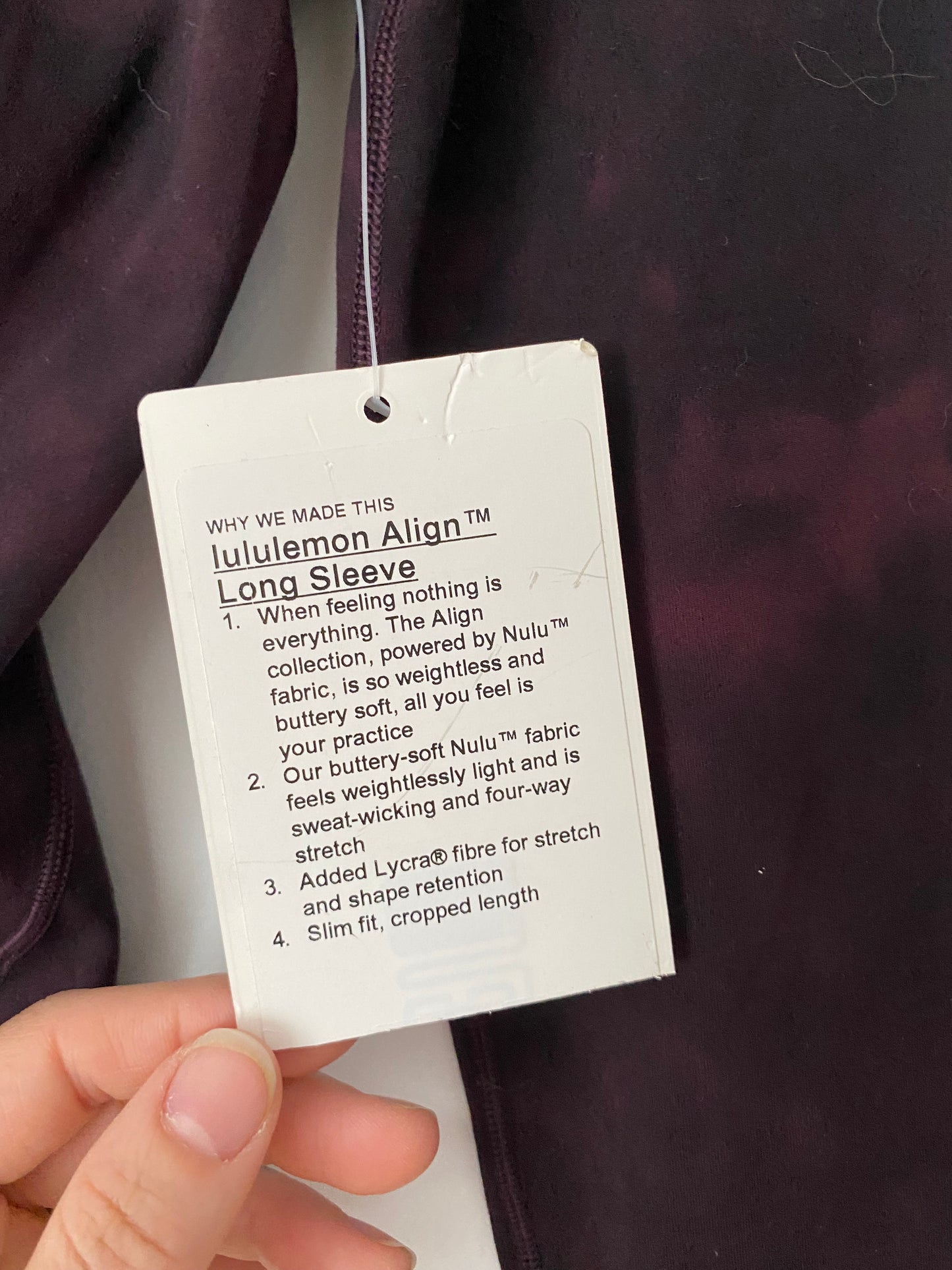 Lululemon Align manches longues Medium