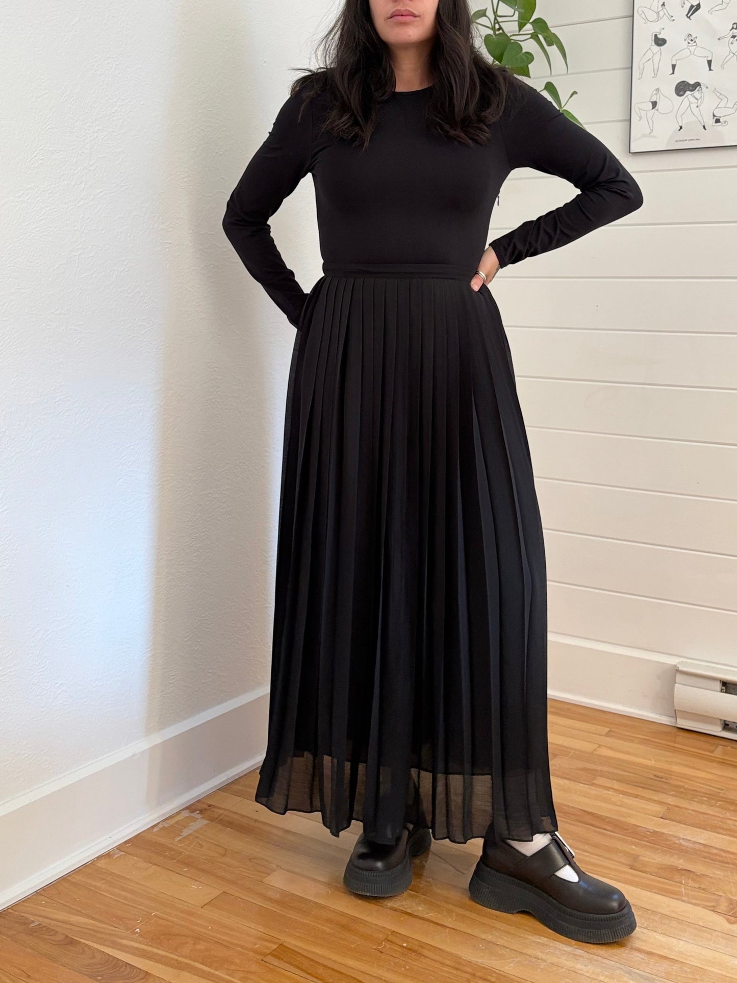 J.crew pleated ballet dress Small