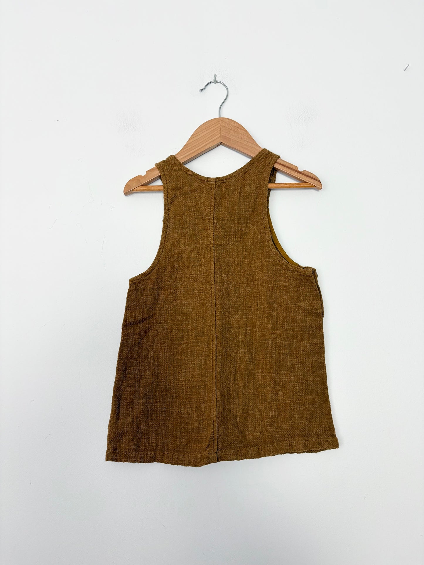 Rylee & Cru cotton gauze overall dress 2/3