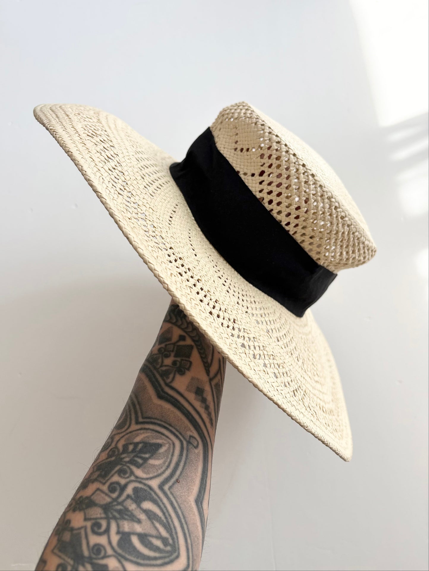 J.Crew wide brim boater hat