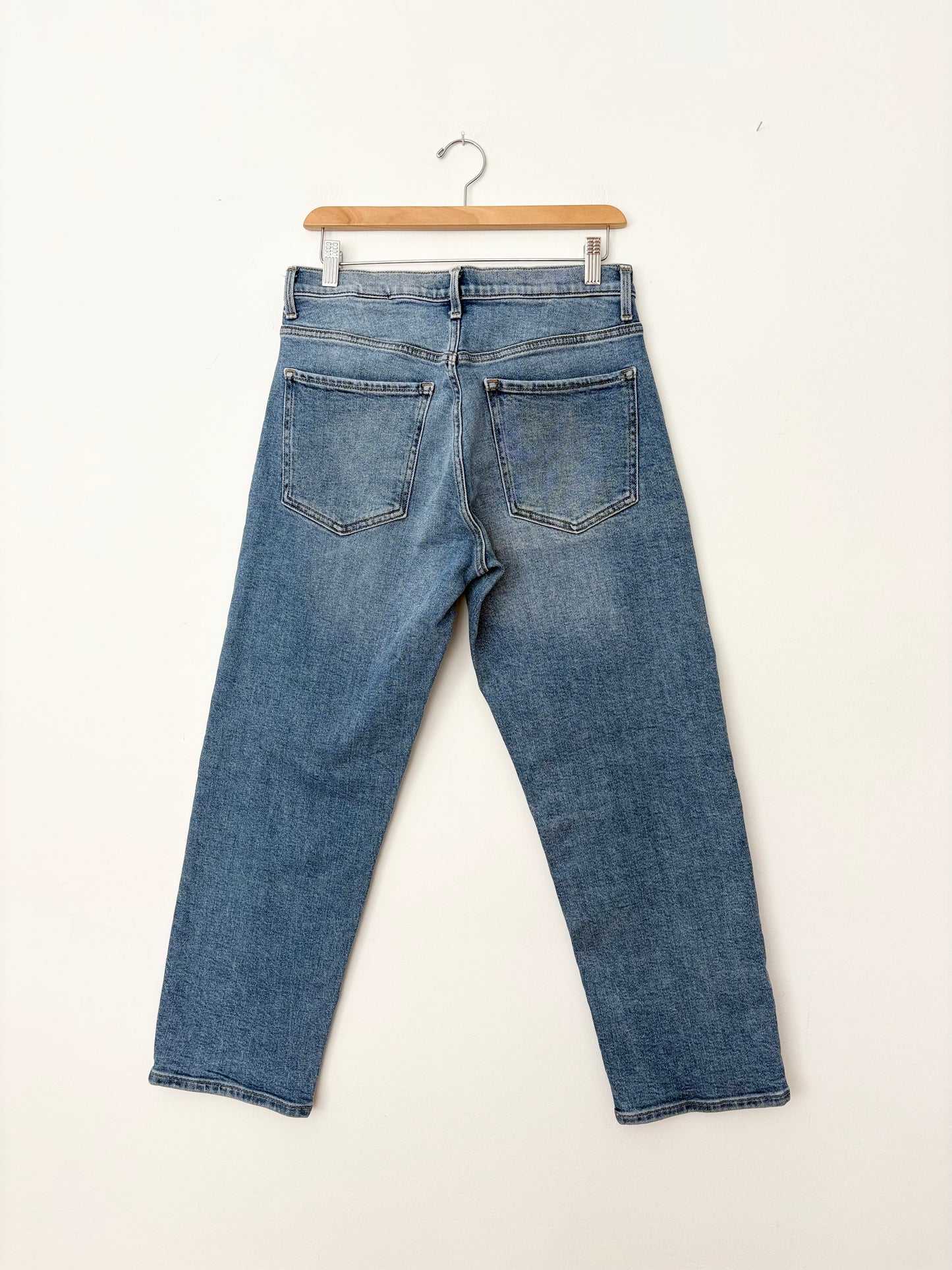 Banana republic mid rise straight jeans W28