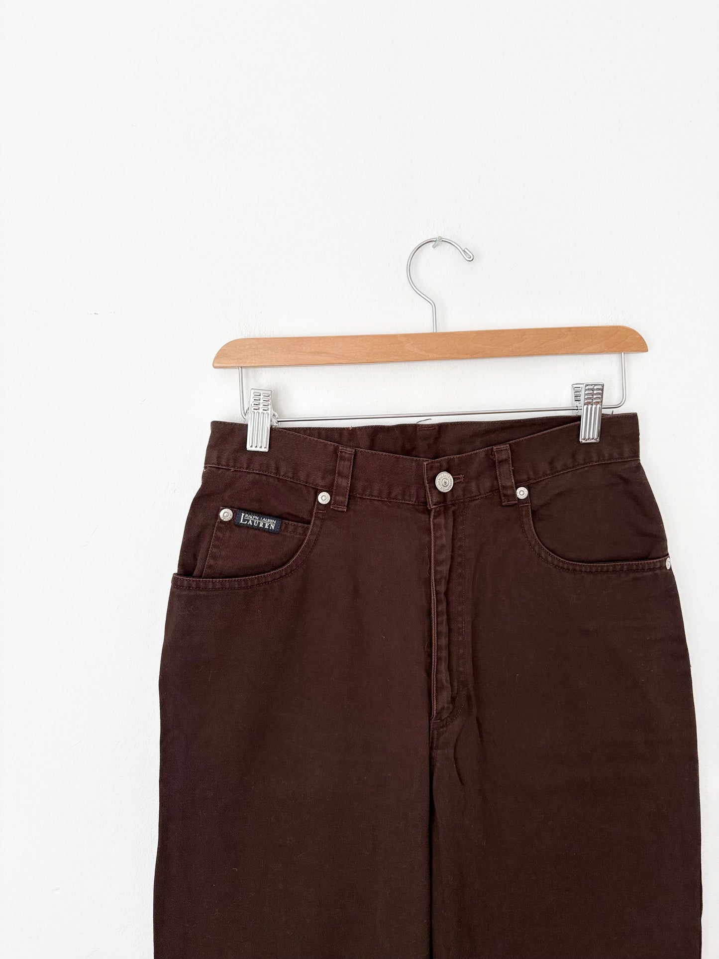 Vintage Ralph Lauren chocolate brown jeans W26