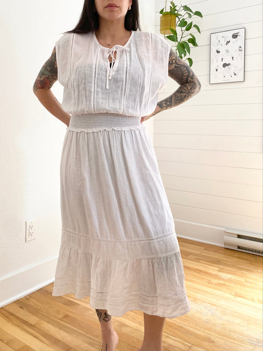 Robe Rails Ashlyn en lin mélangé Large