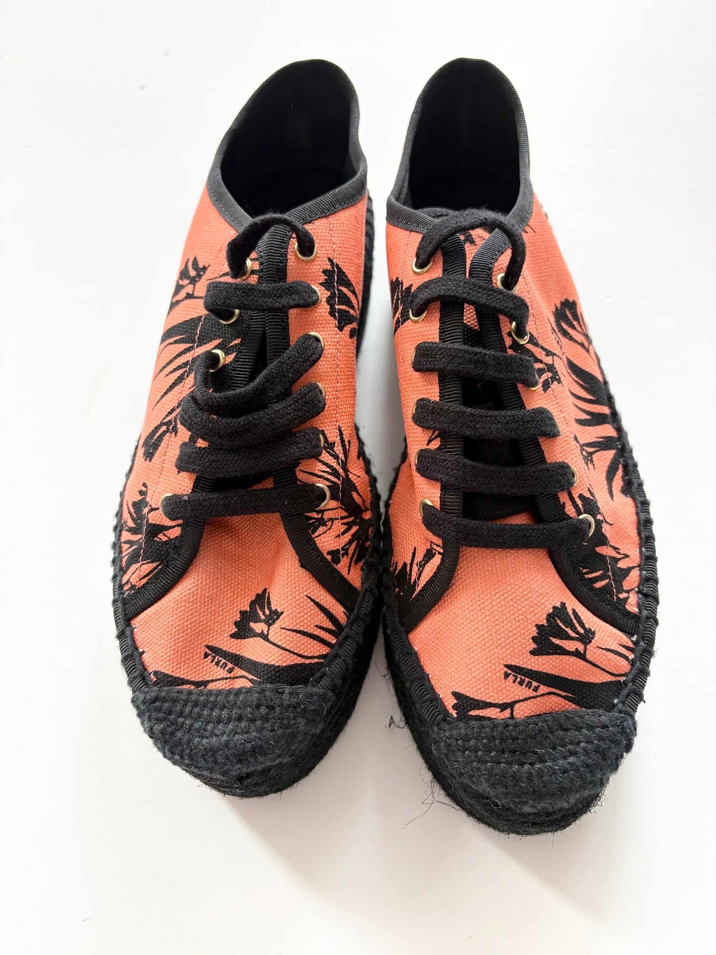 Furla easy espadrille in toni anrancio US7