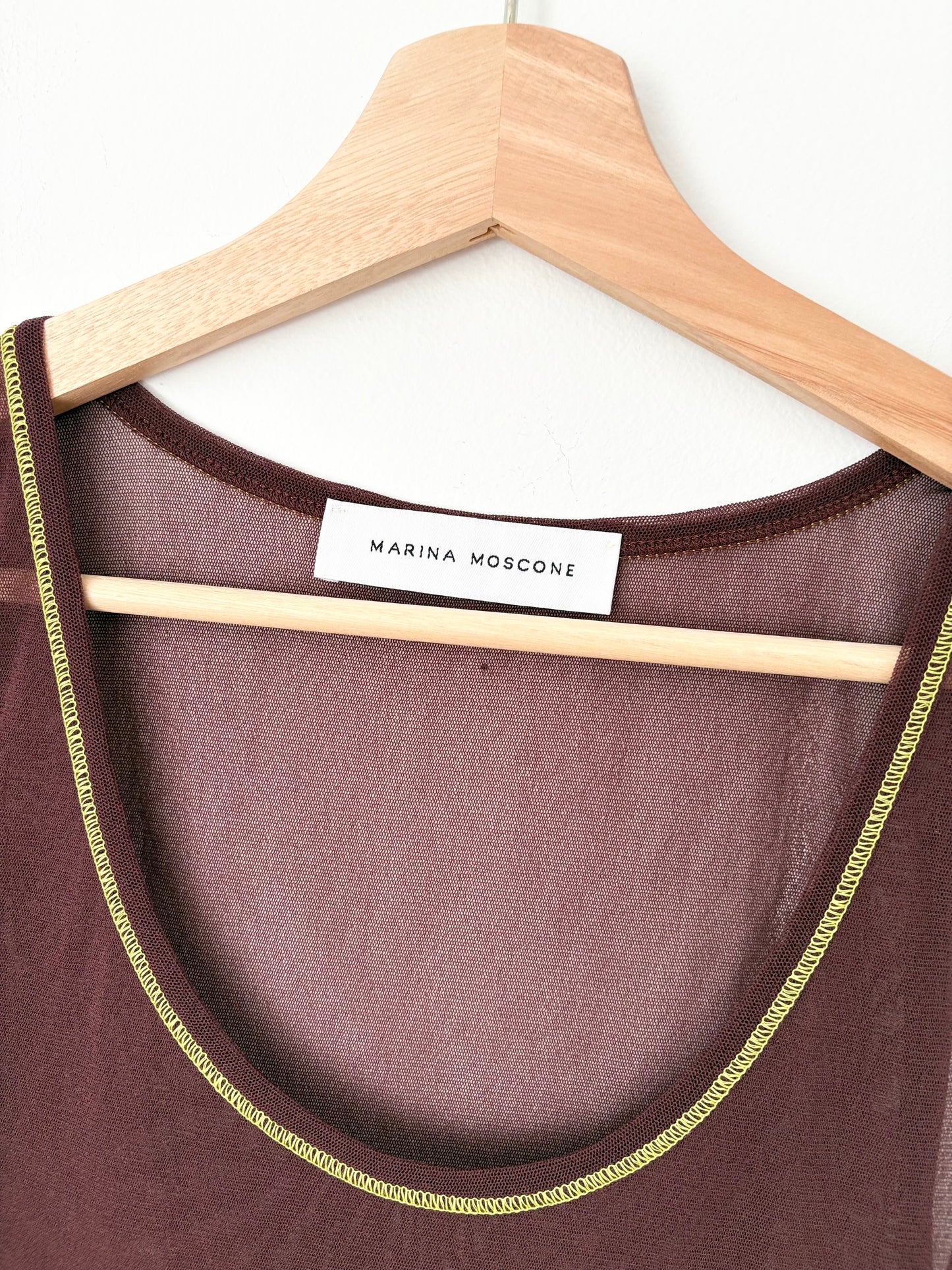 Marina Moscone layered long sleeve top M/L