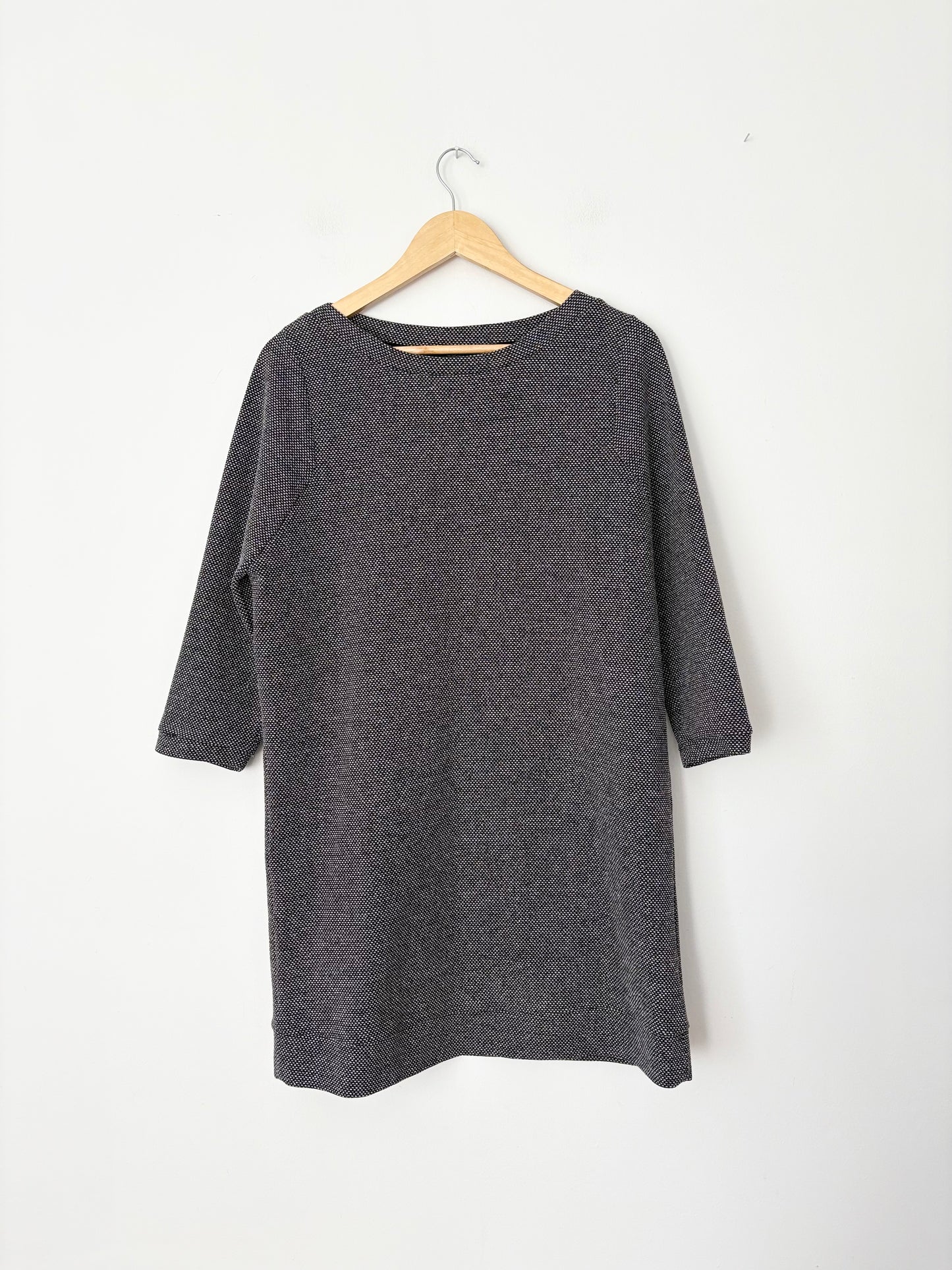 COS speckled A line day dress Medium