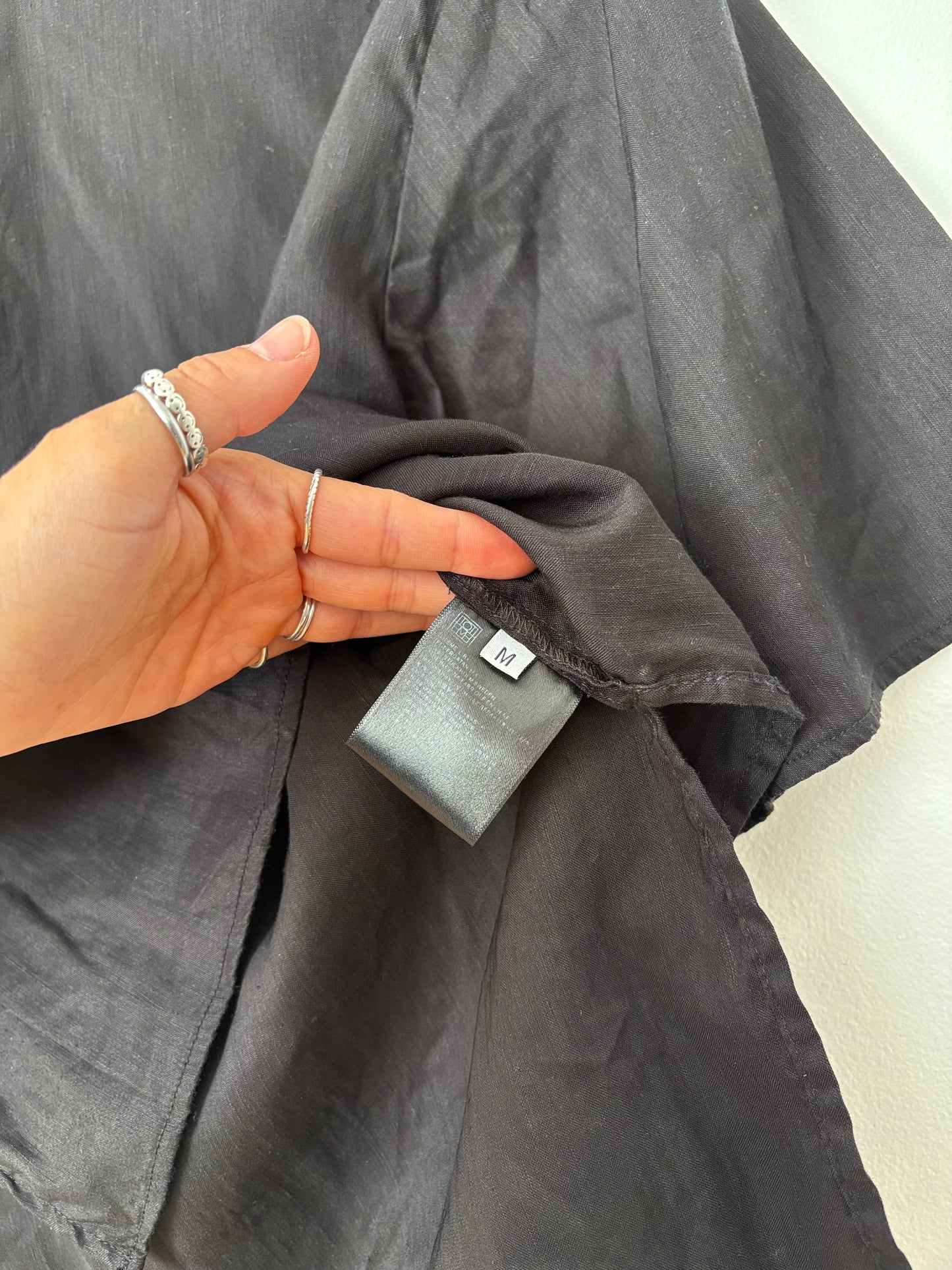 Totême Liry linen-silk blend shirt Medium