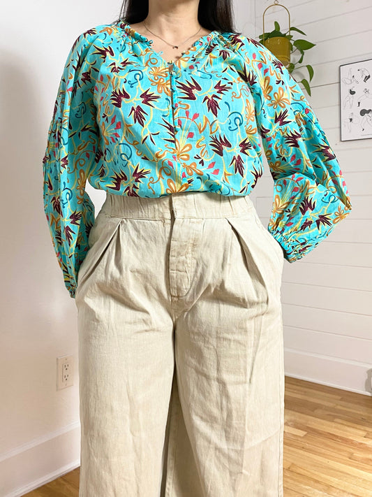 Chemisier à imprimé floral ALC Capris S/M