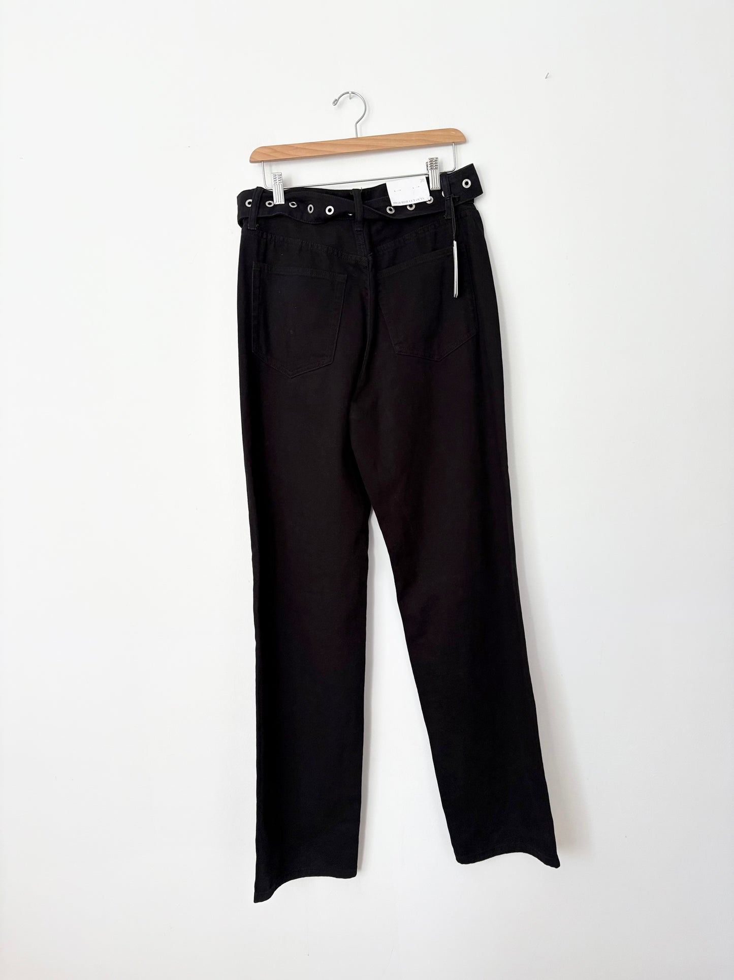Weworewhat high rise cut out denim W27/28
