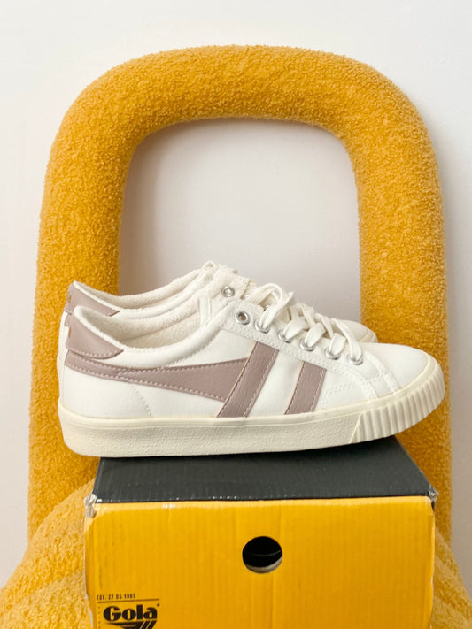 Baskets Gola Tennis Mark Cox en blanc cassé fleuri EUR36