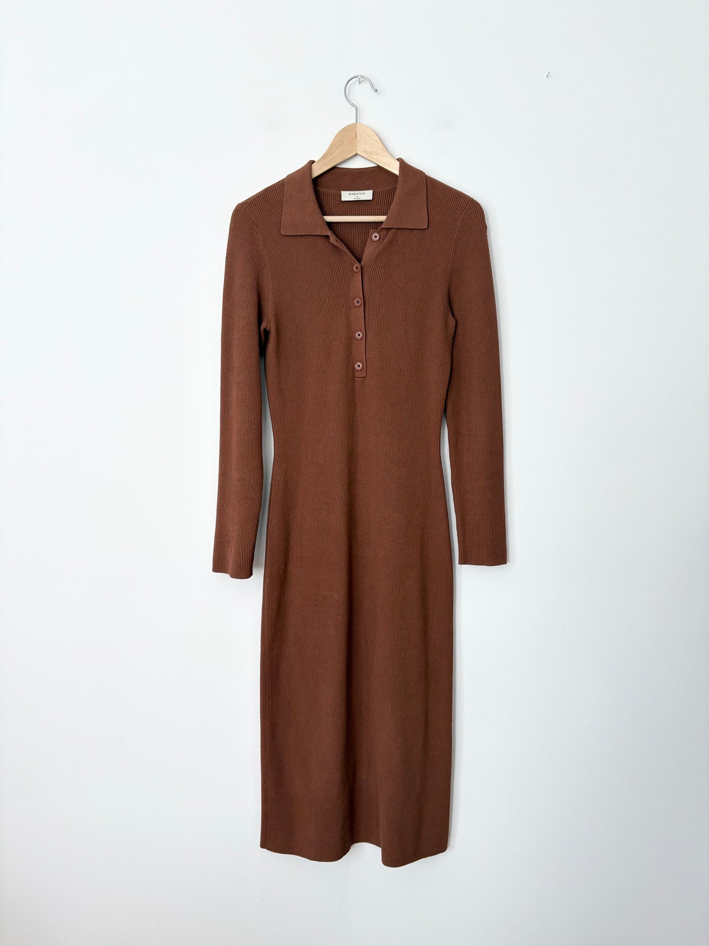 Babaton wolfgang knit polo dress Medium