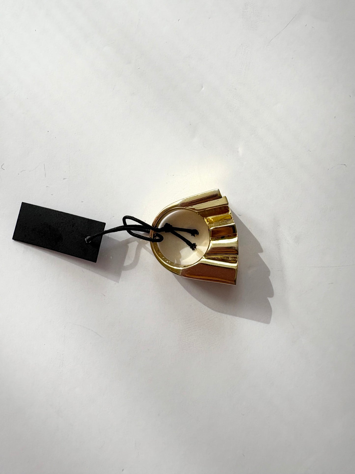 Noir NYC X DC POW! gold plated ring