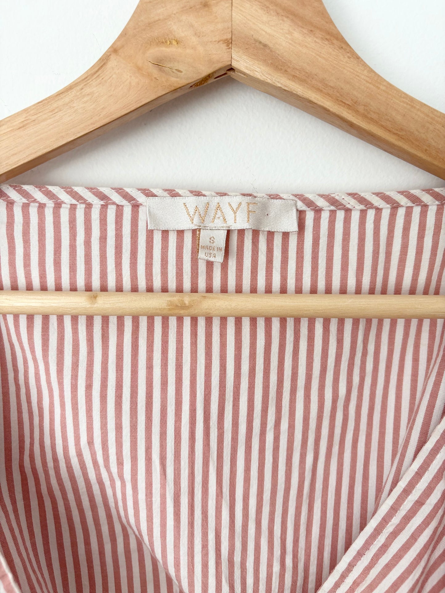 Wayf wrap stripe blouse S-L