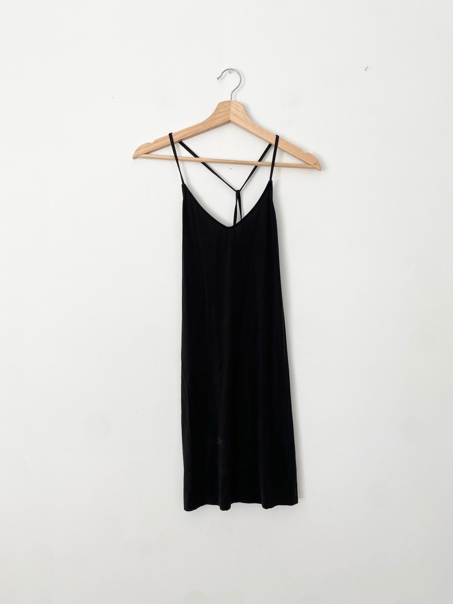 & Other stories cupro little black dress Small