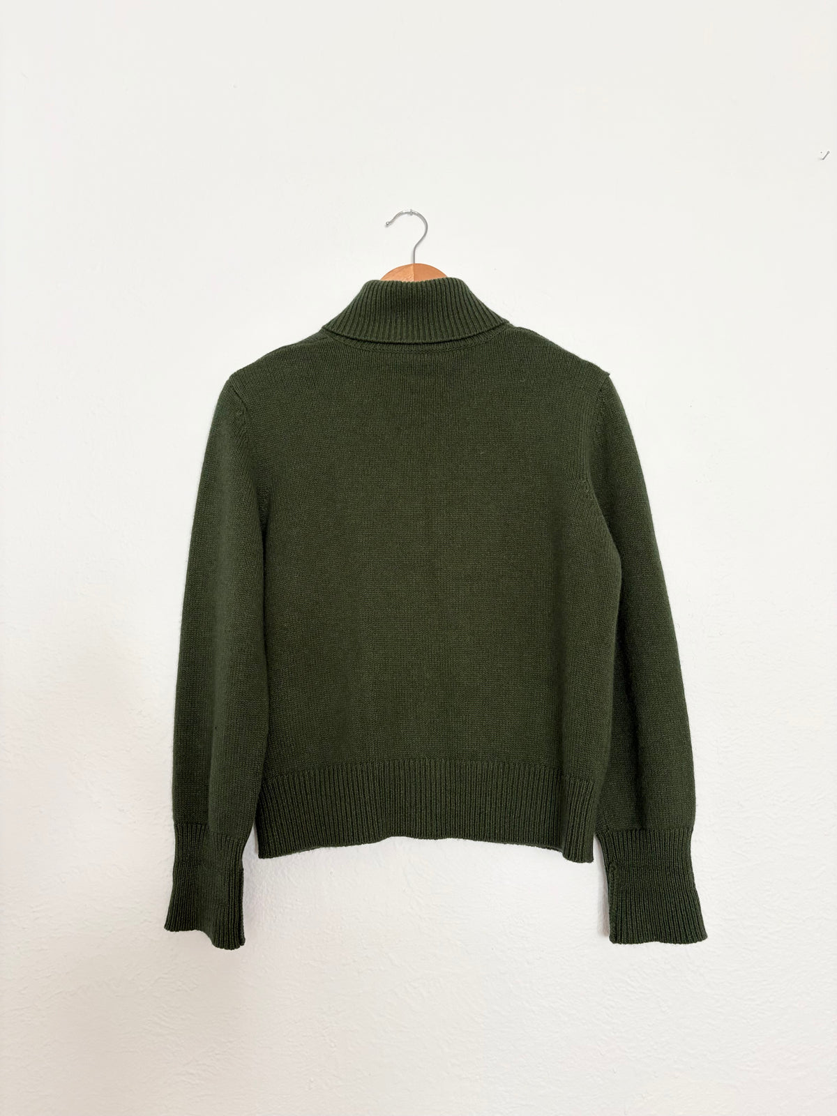 Akris Punto wool blend knit funnel neck cardigan M/L