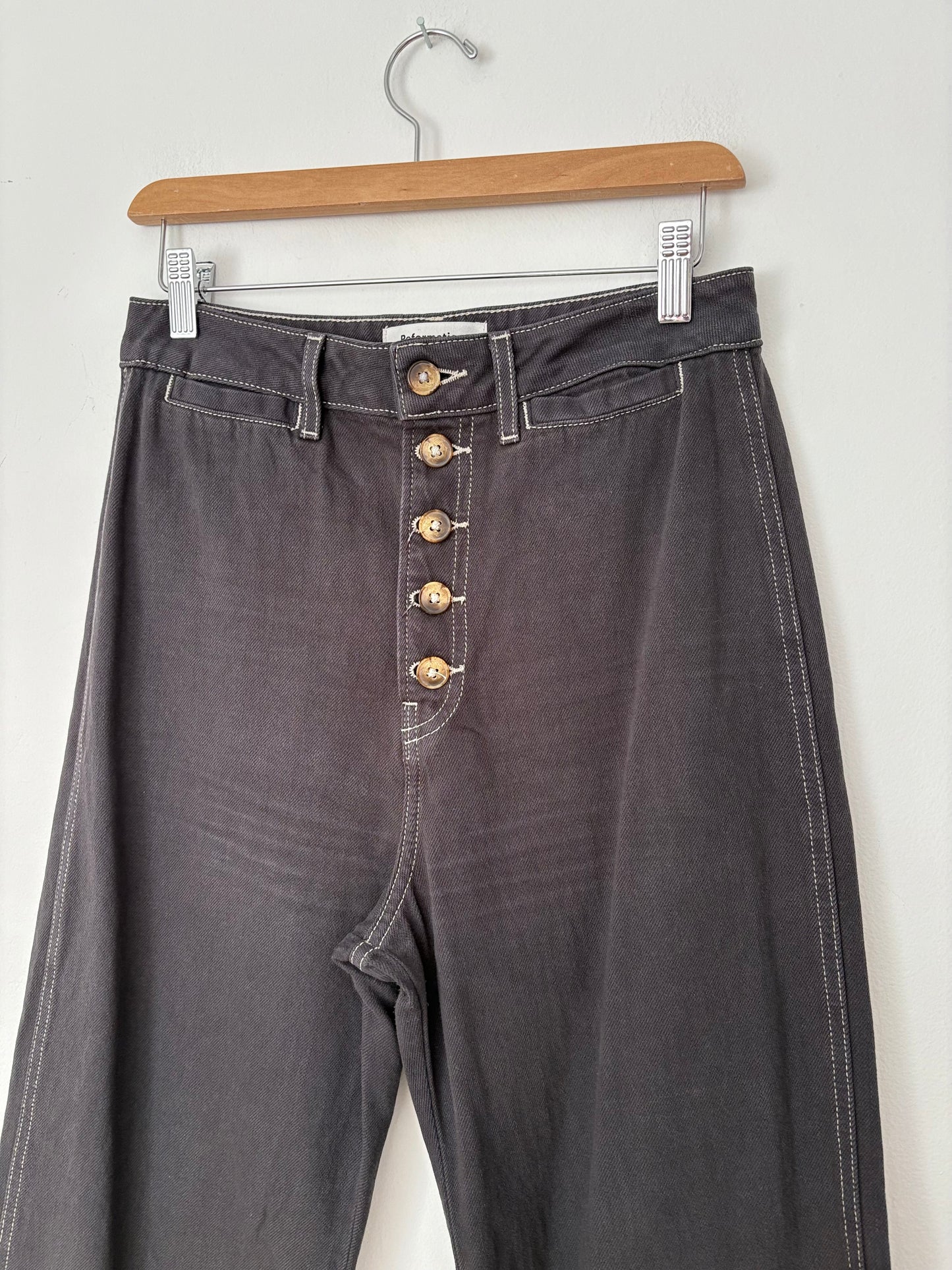 Reformation Lexi high rise wide leg jeans W27/28
