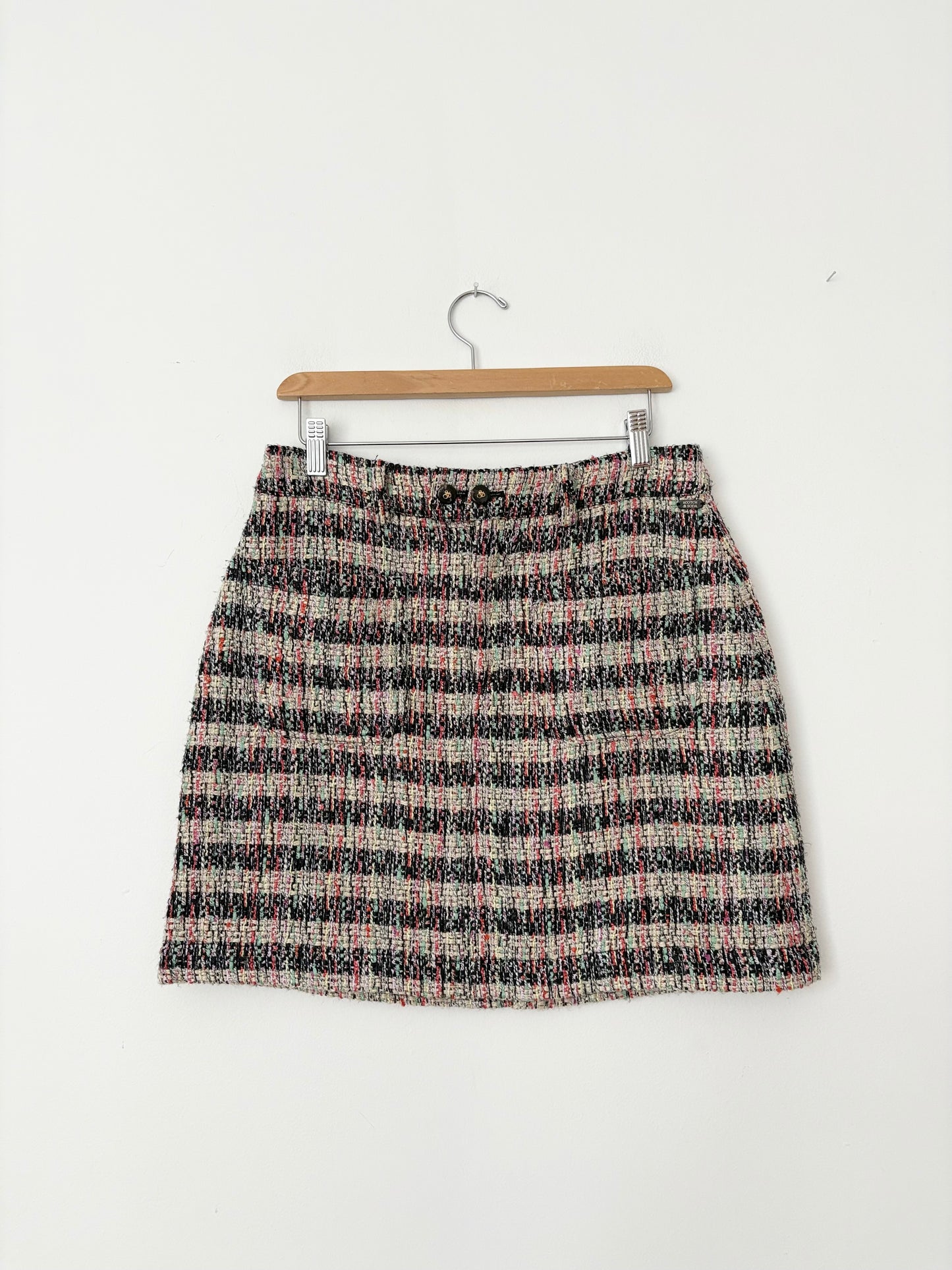 Scotch & Soda tweed mini skirt Medium