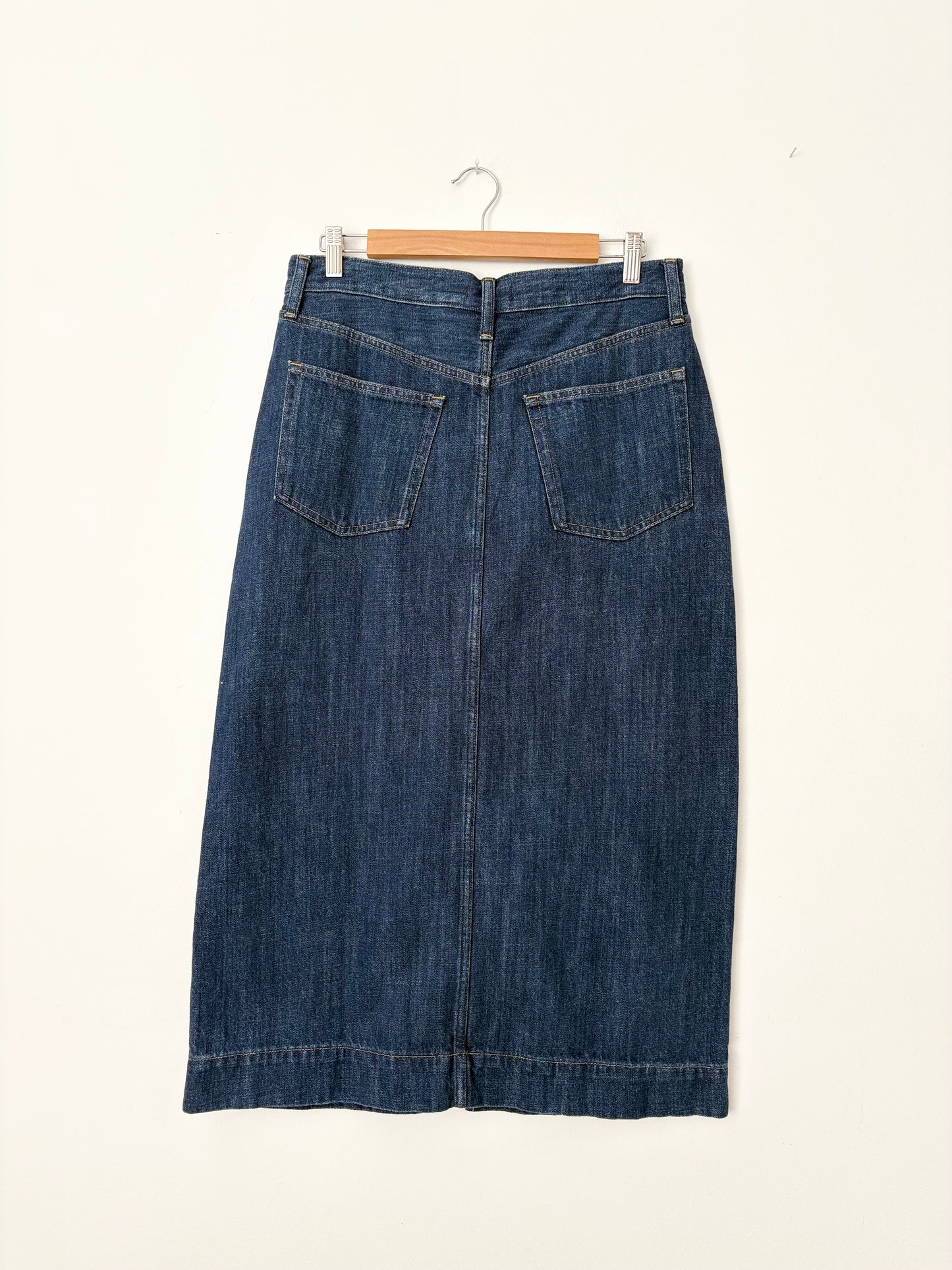 J.Crew denim midi skirt W29