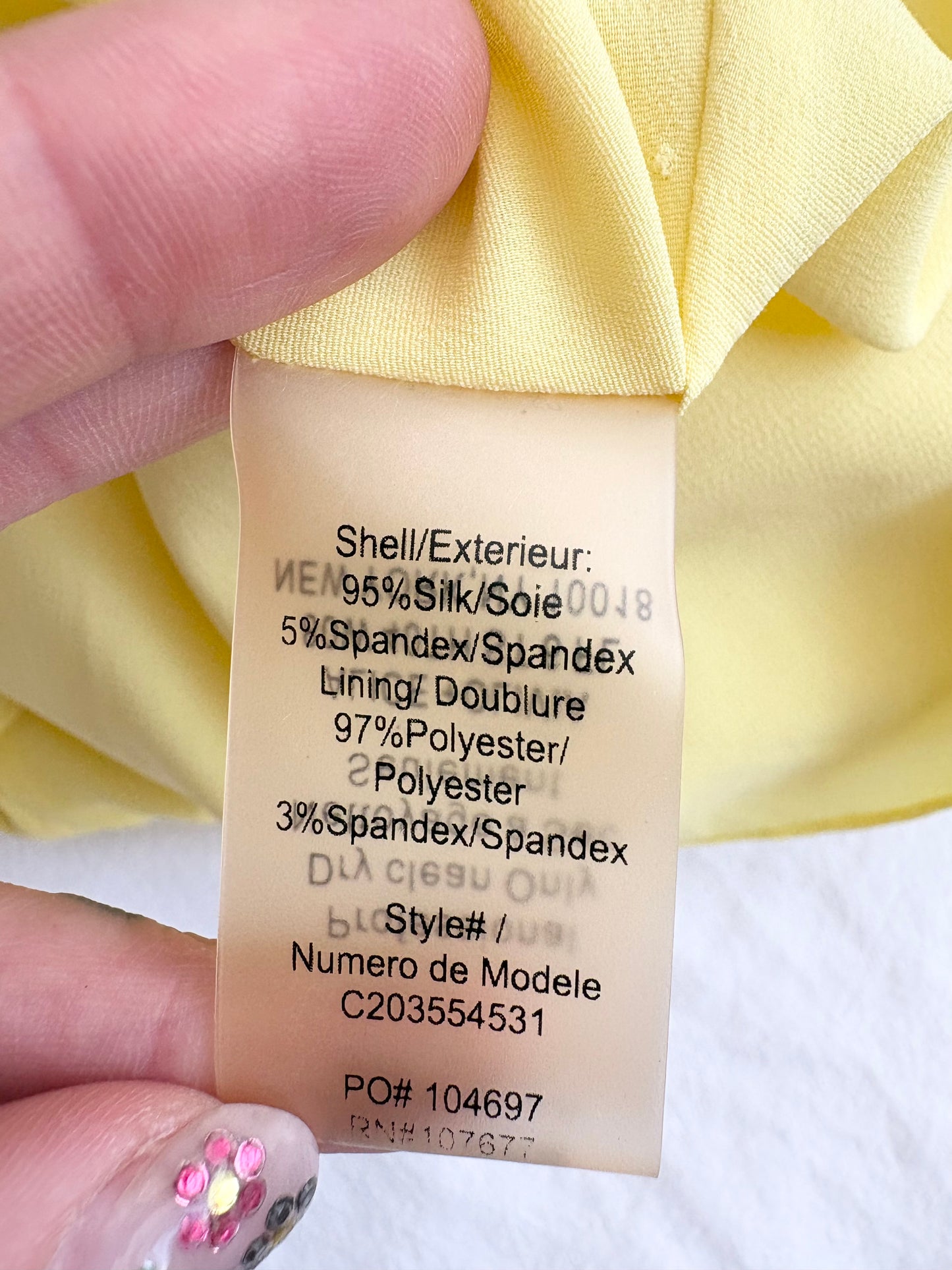 Robe nuisette en soie Fierra Alice + Olivia Small