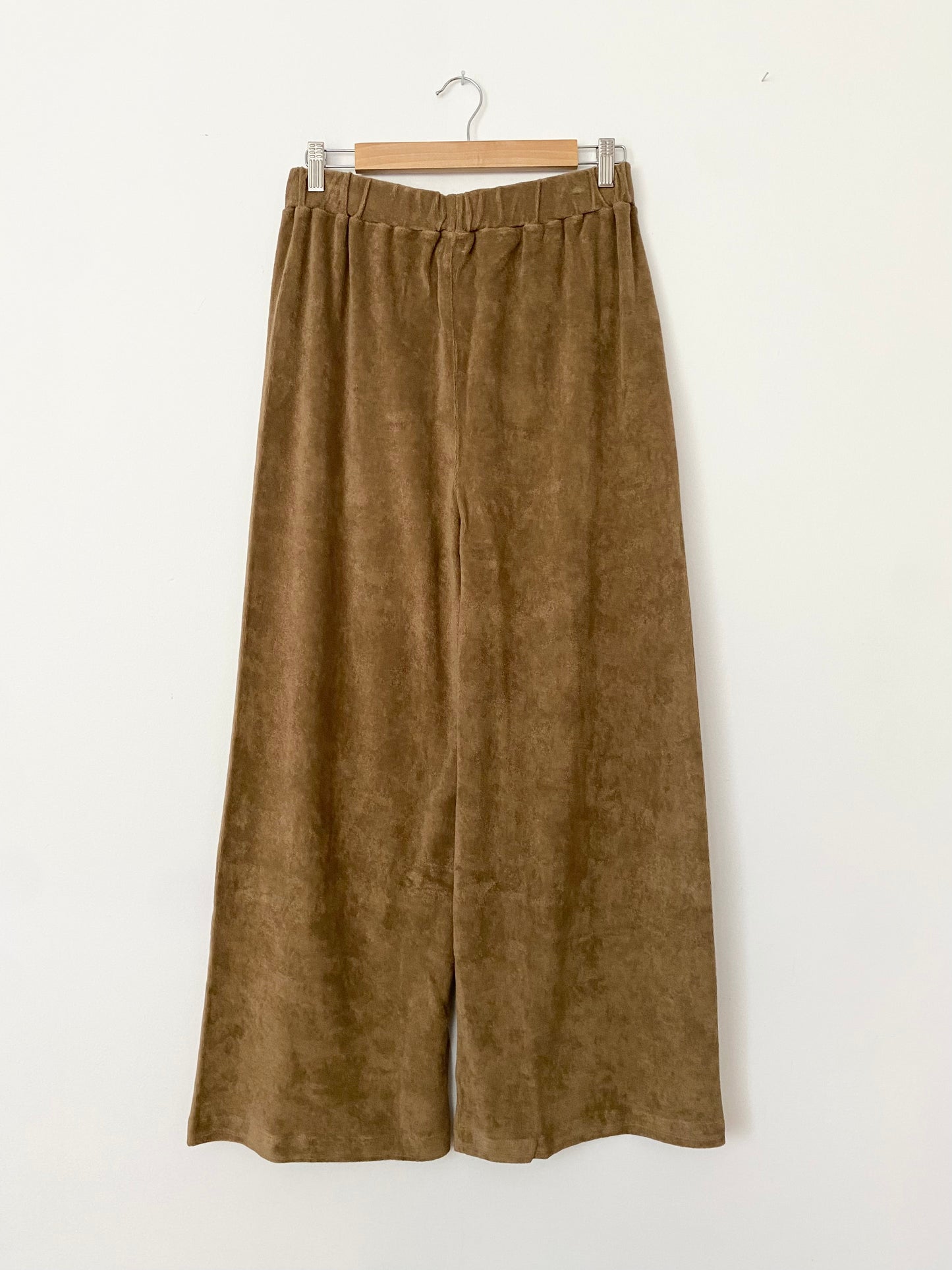 The simple folk Le pantalon large en tissu éponge US8