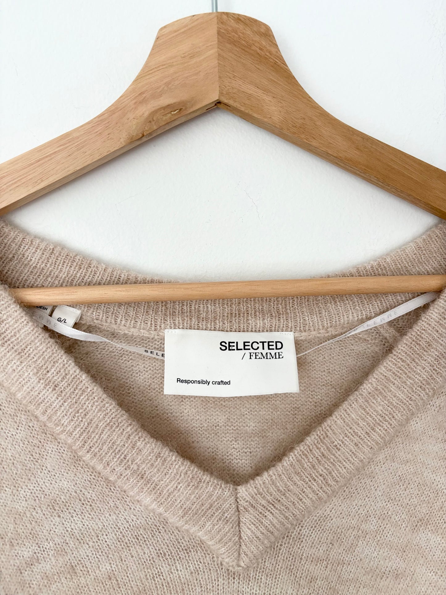 Selected Femme wool blend sweater Large