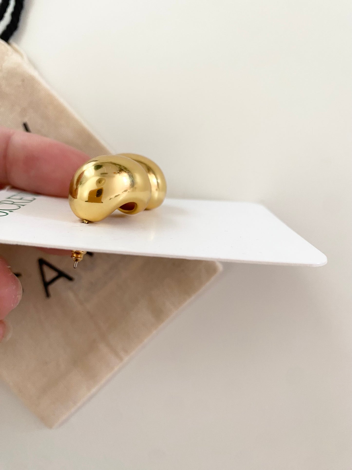 J.crew sculptural orb earrings