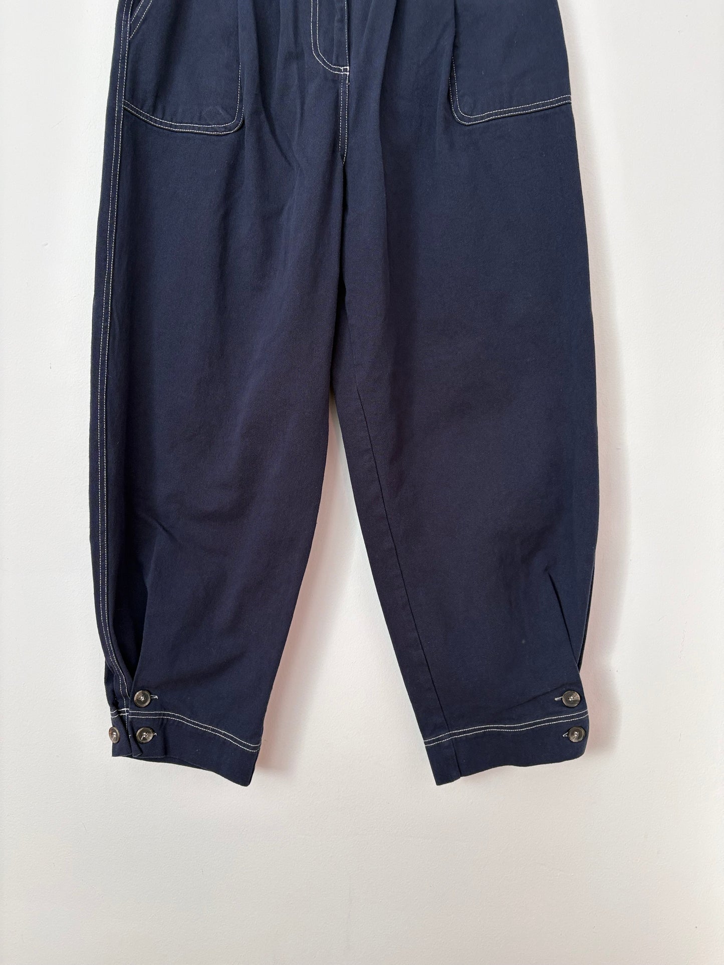 Pantalon ballon contrasté Moon River, taille S