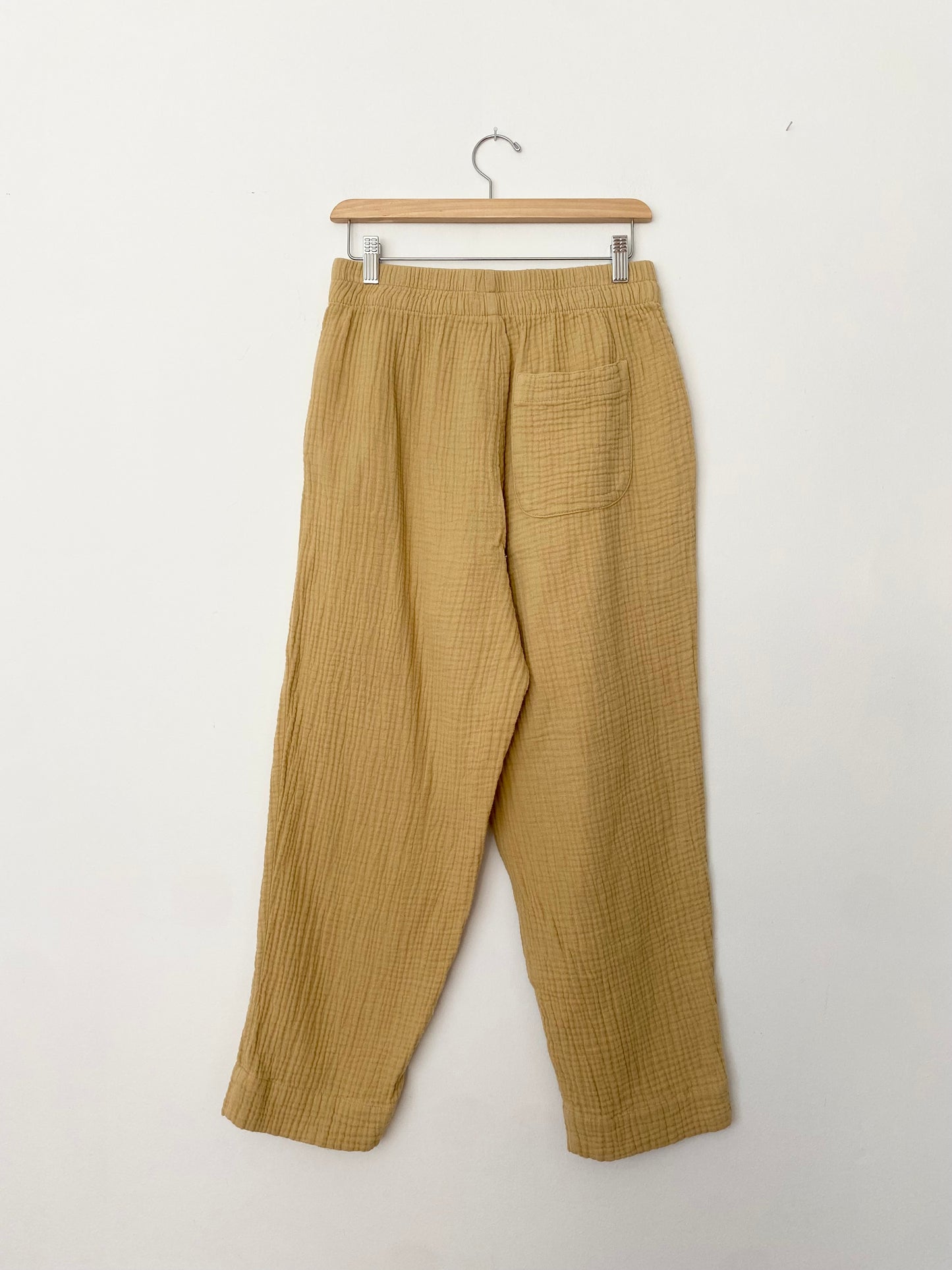 Madewell Huston tapered pull on crop pants Small