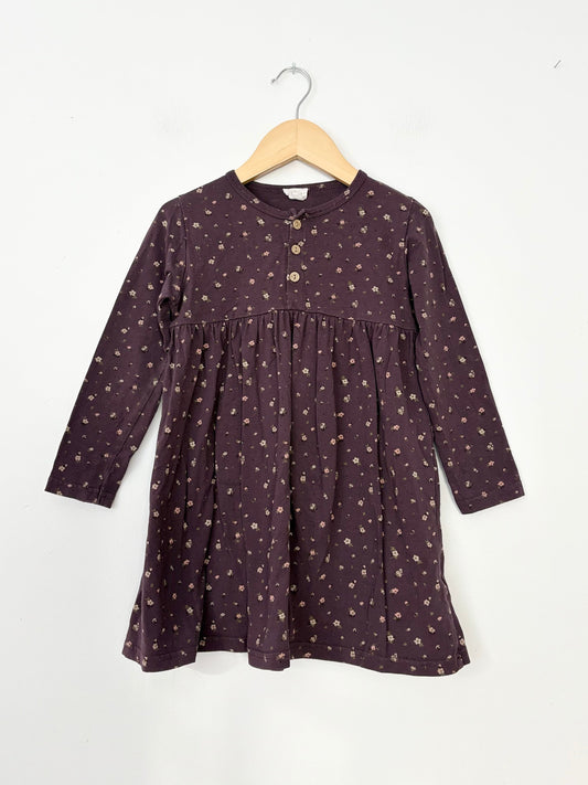 Jamie Kay floral winter dress 4Y