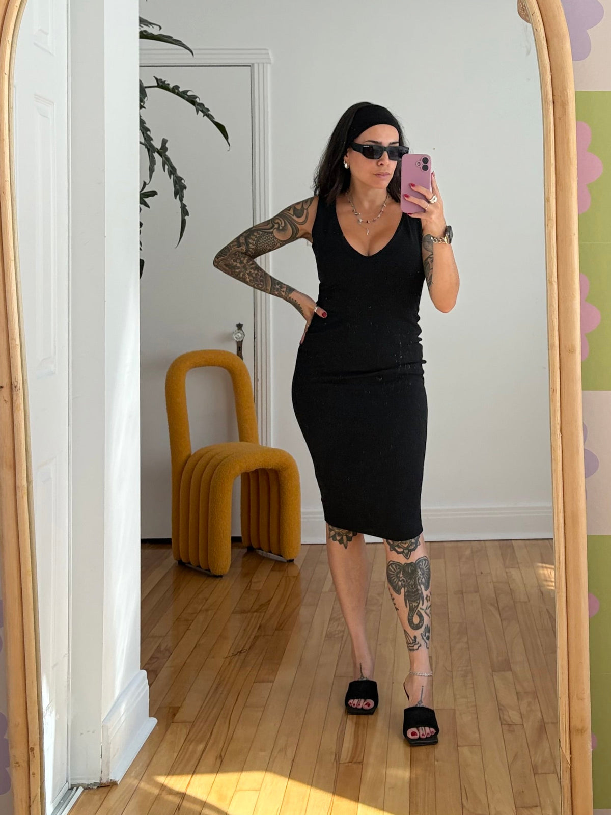 Nookie bodycon midi dress S/M