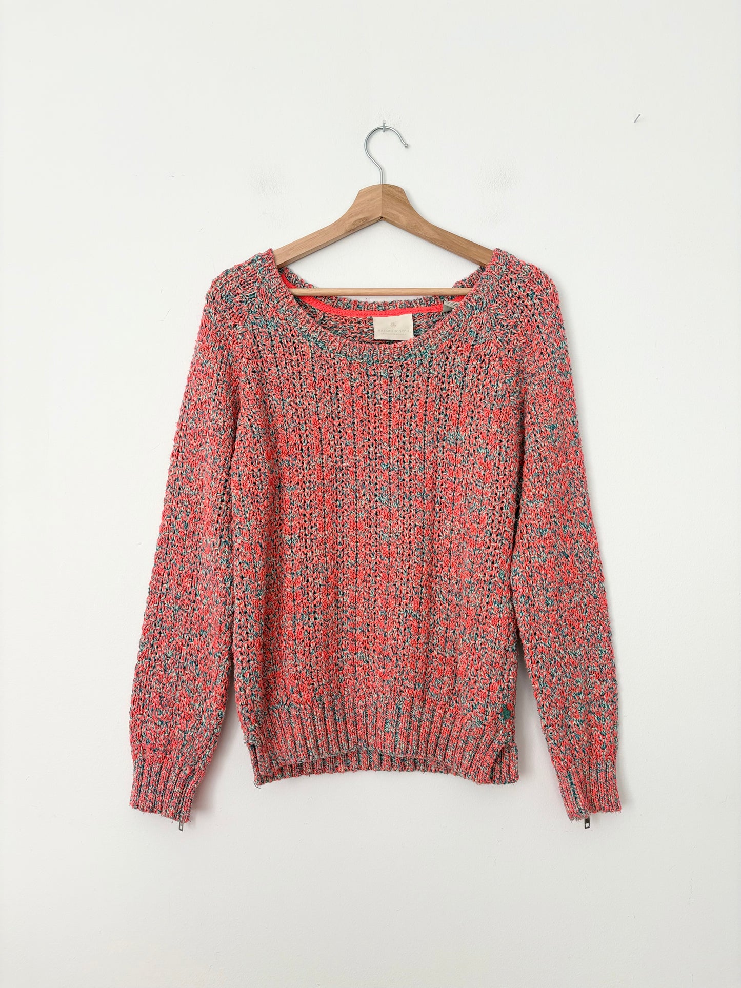Maison scotch rainbow knit pullover M/L