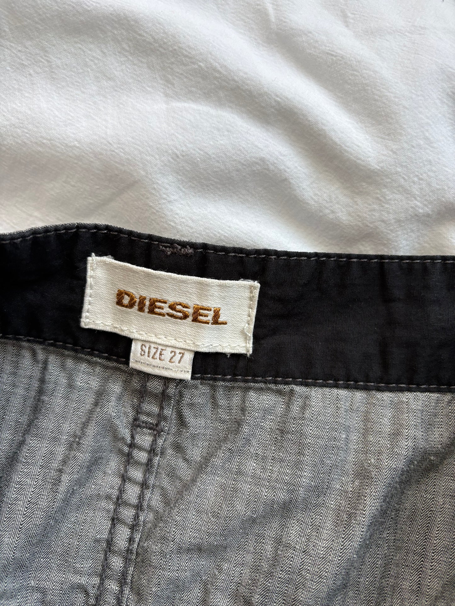Mini-jupe à volants étagés Diesel vintage S/M