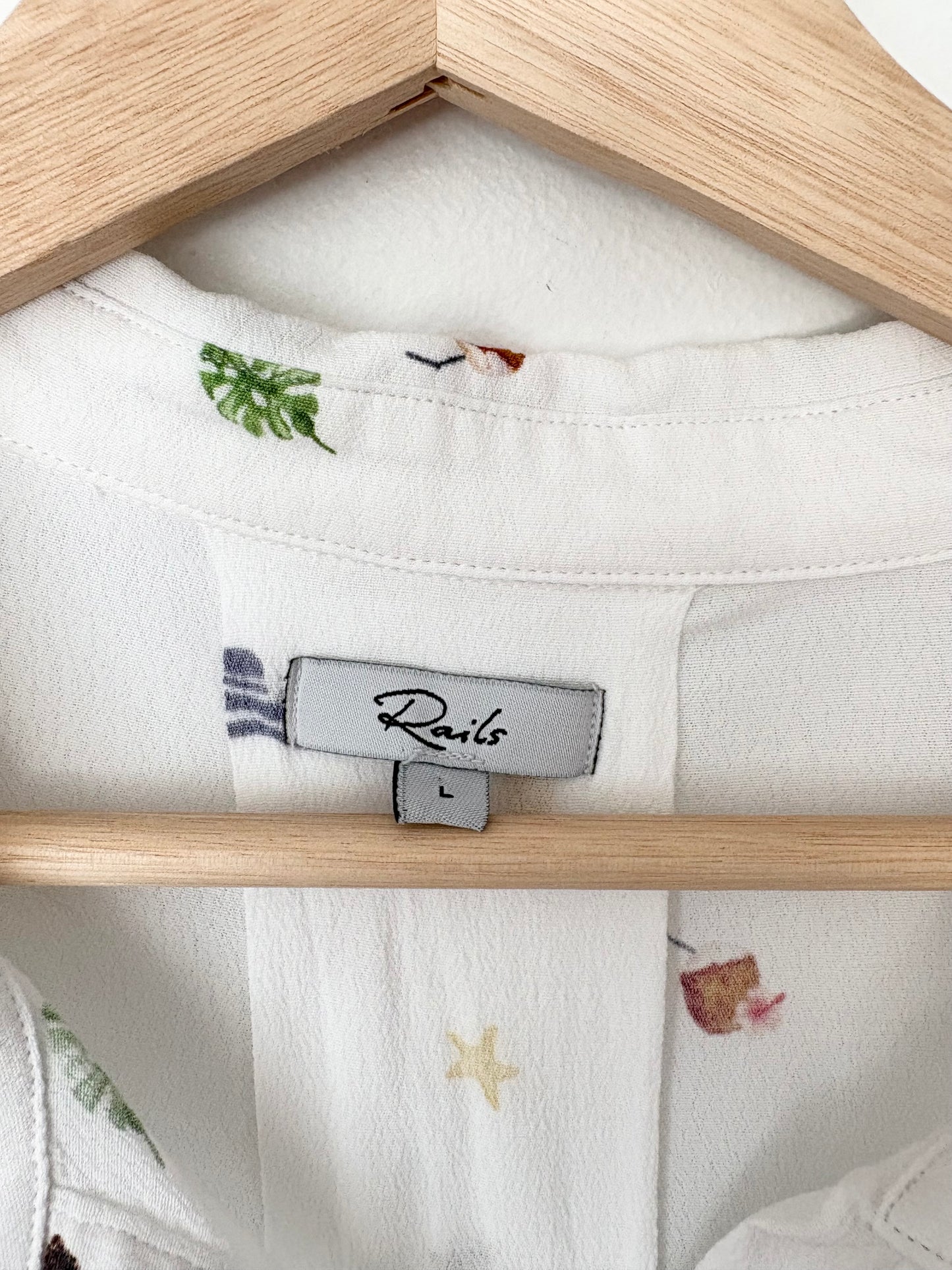 Chemisier Rails Chase motif "jour de plage" Large