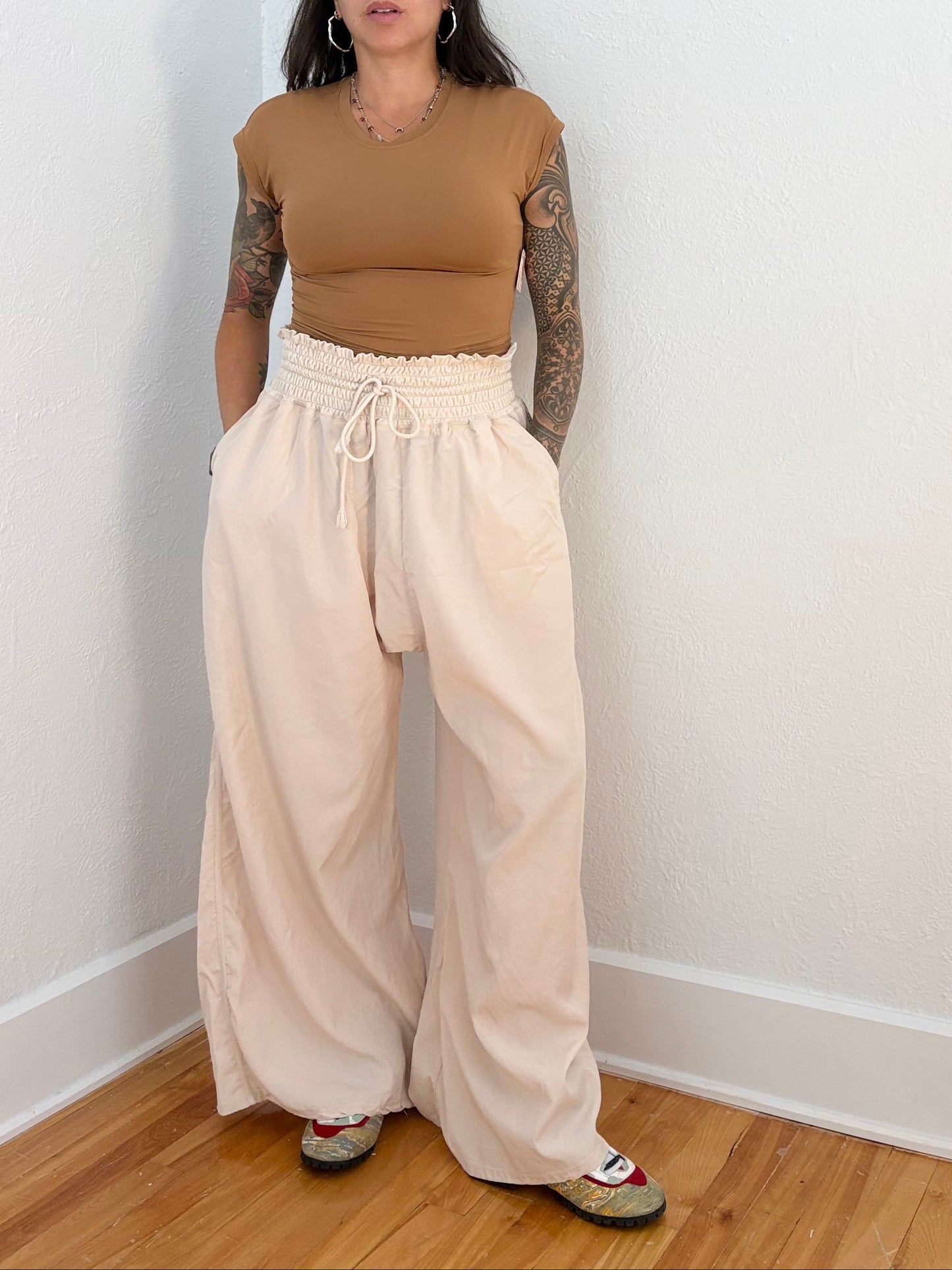 Free people movement devoted tee in cognac Medium