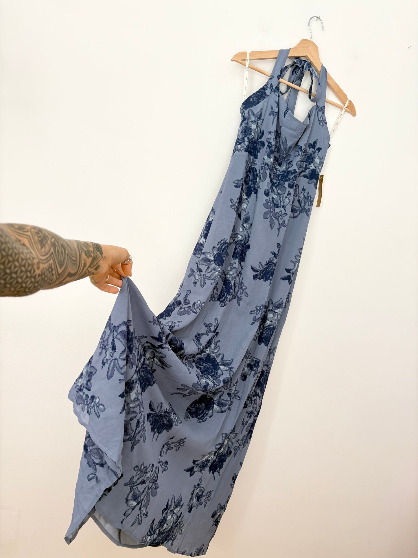 O.p.t Sunniva robe longue florale Large