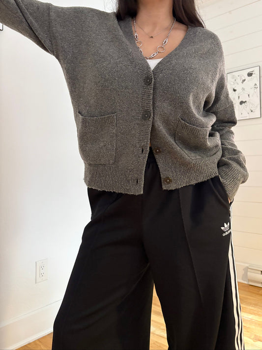 Madewell Short Kent Ex-Boyfriend Cardigan Sweater S/M