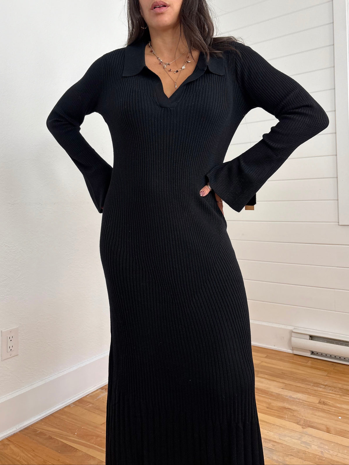 CAARA Nicole knit dress Medium