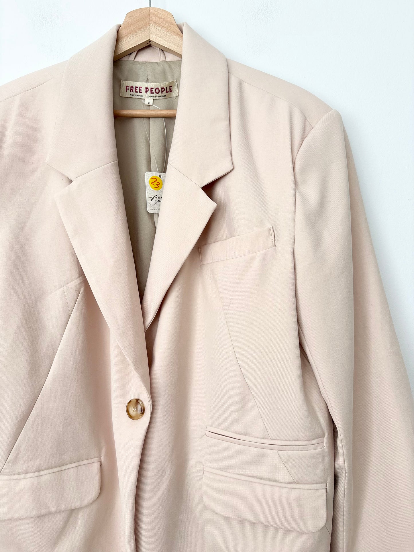 Free People paper cut oversized blazer M/L