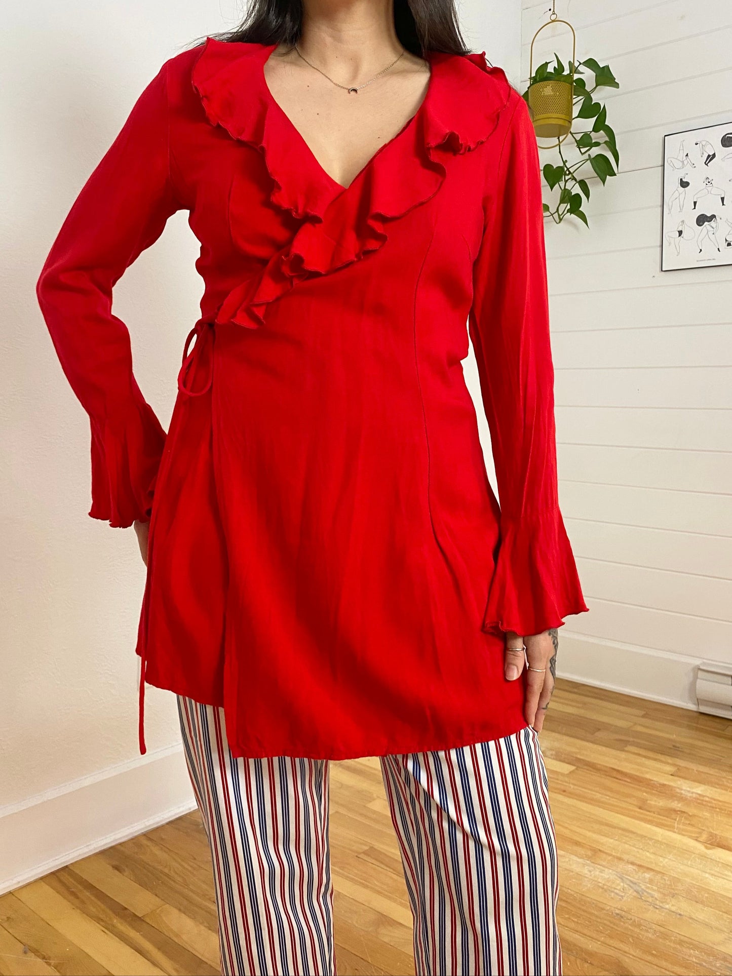  robe portefeuille Colette à volants Lisa says Gah grande