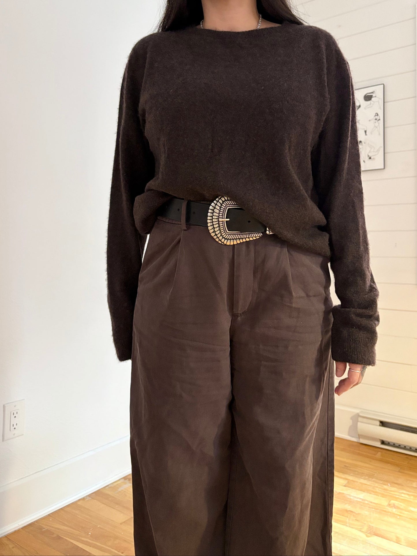 Reformation cashmere boyfriend sweater Large