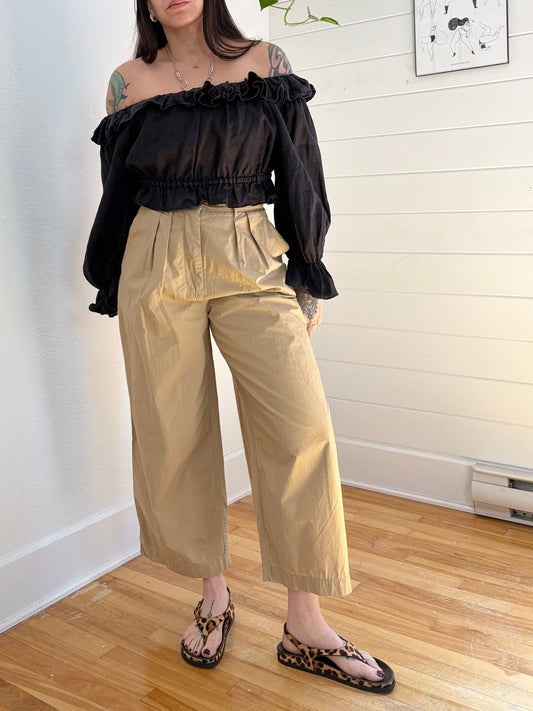 DISSH Mia linen off shoulder top M/L