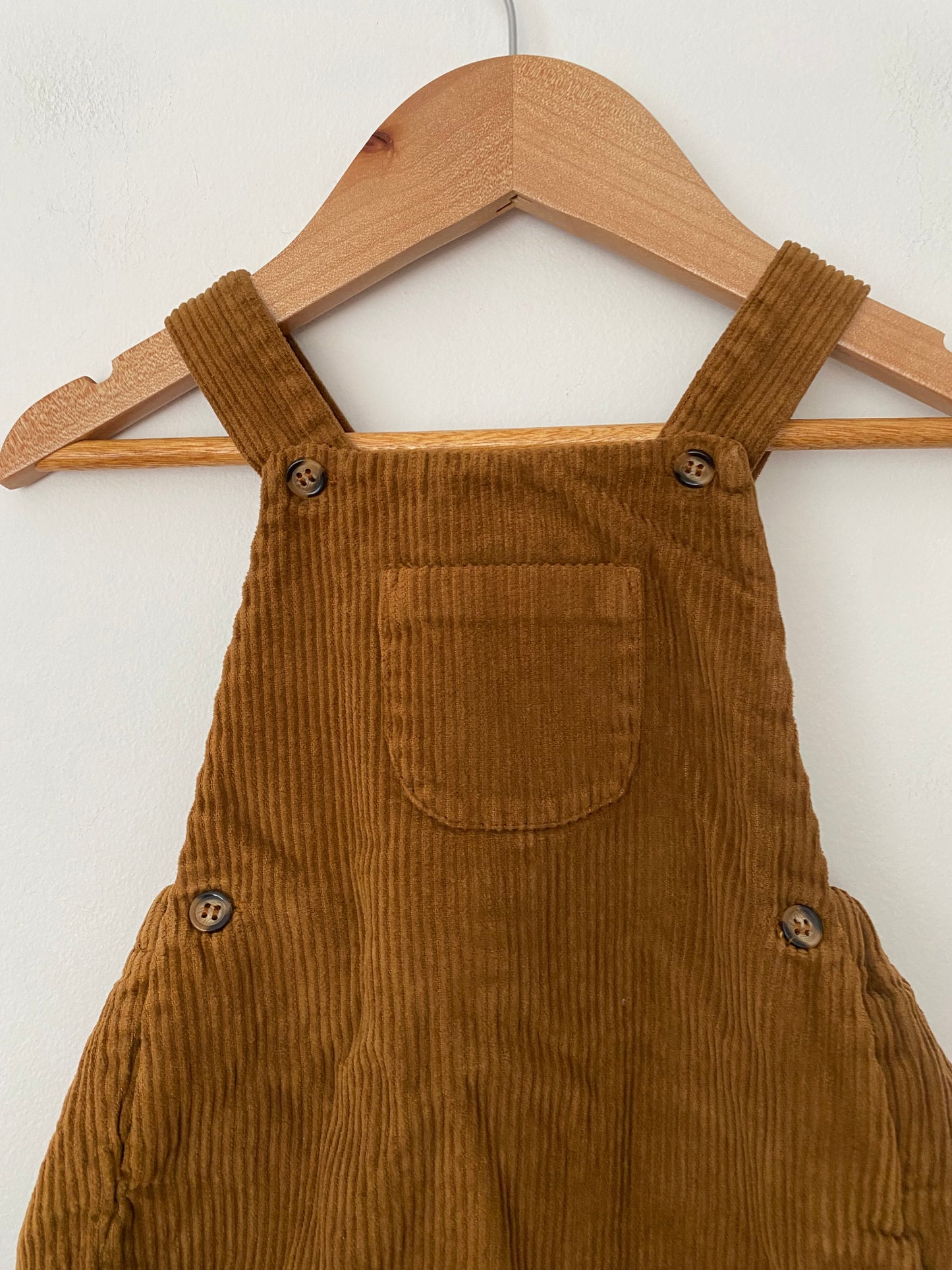 The simple folk the overall romper in rust *Multiple sizes*