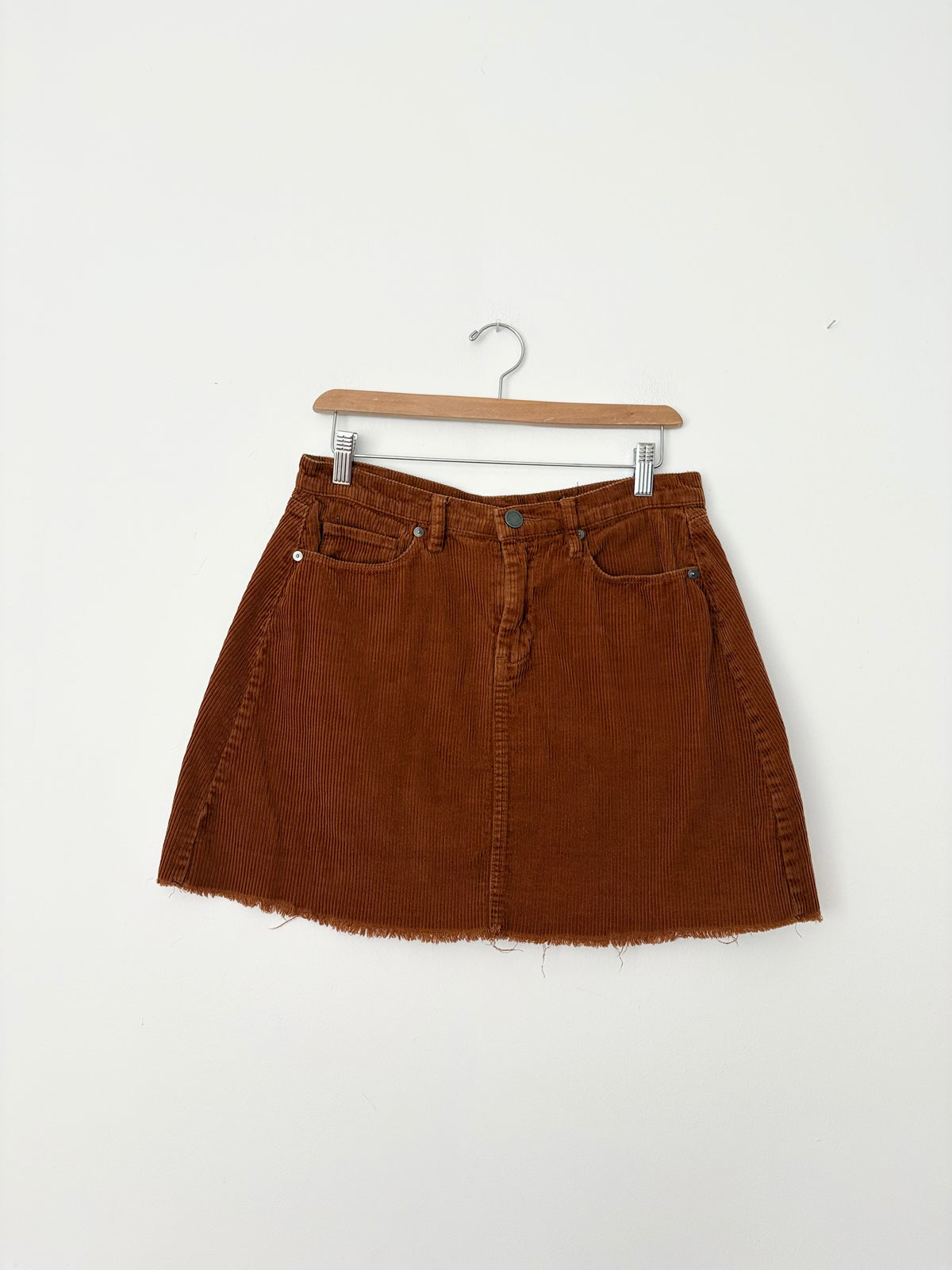 Mini-jupe en velours côtelé Atlas de Blank NYC, taille W28/29