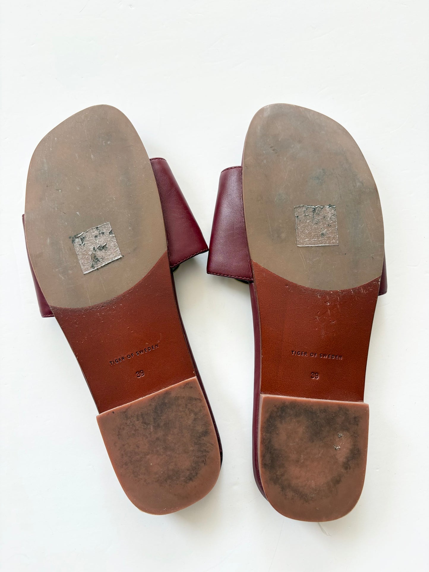Tiger of Sweden leather flat sandals EUR39